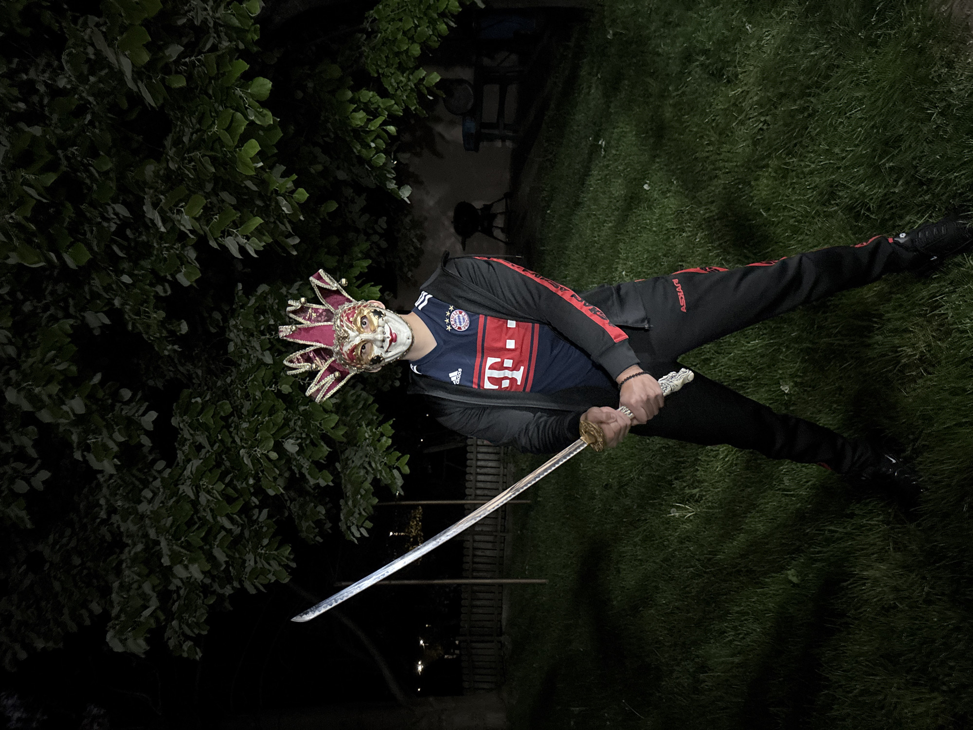 Masked Figure With Katana Observed in Bulgarian Town