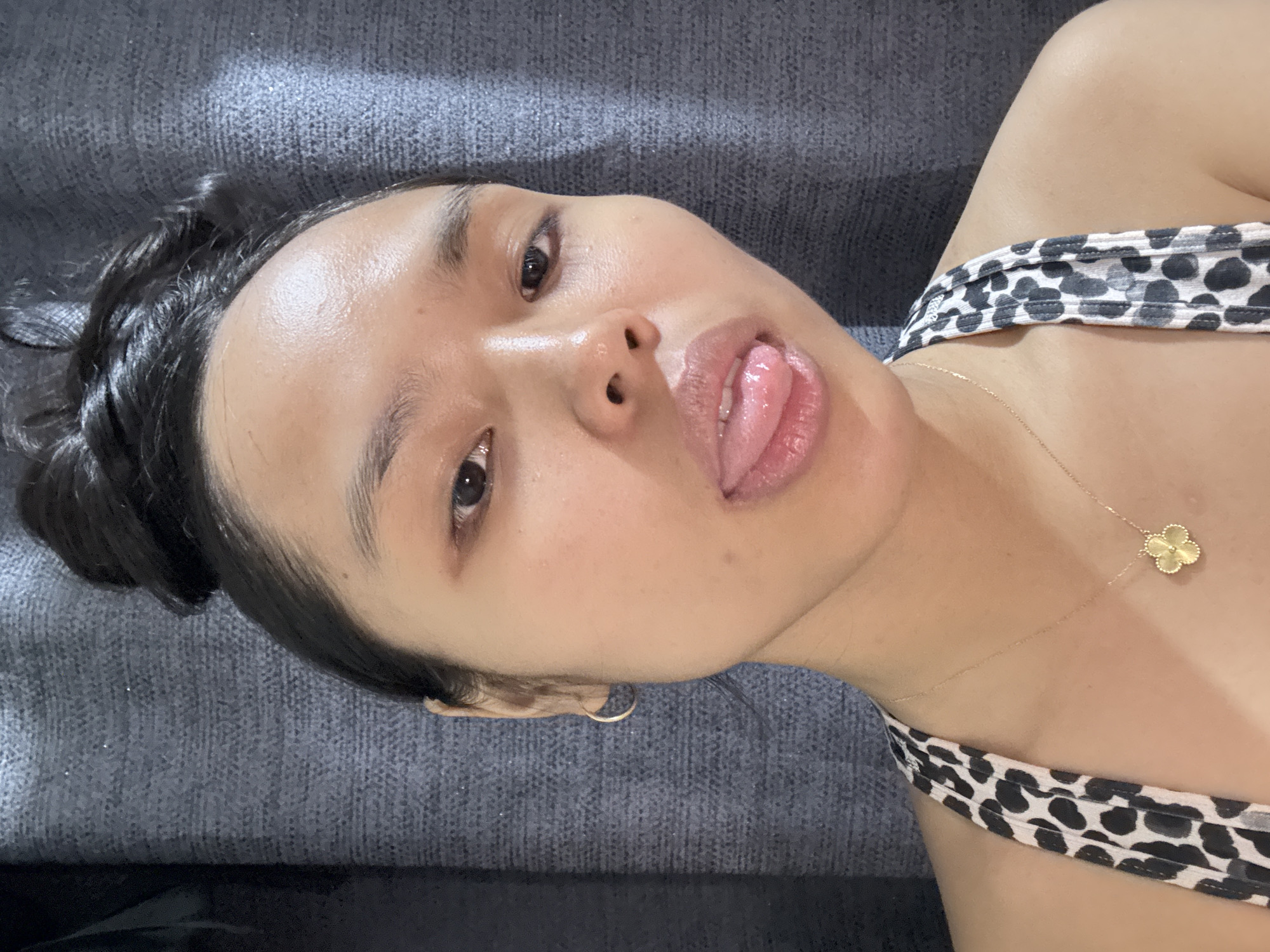 Woman photographed resting indoors in Davao City