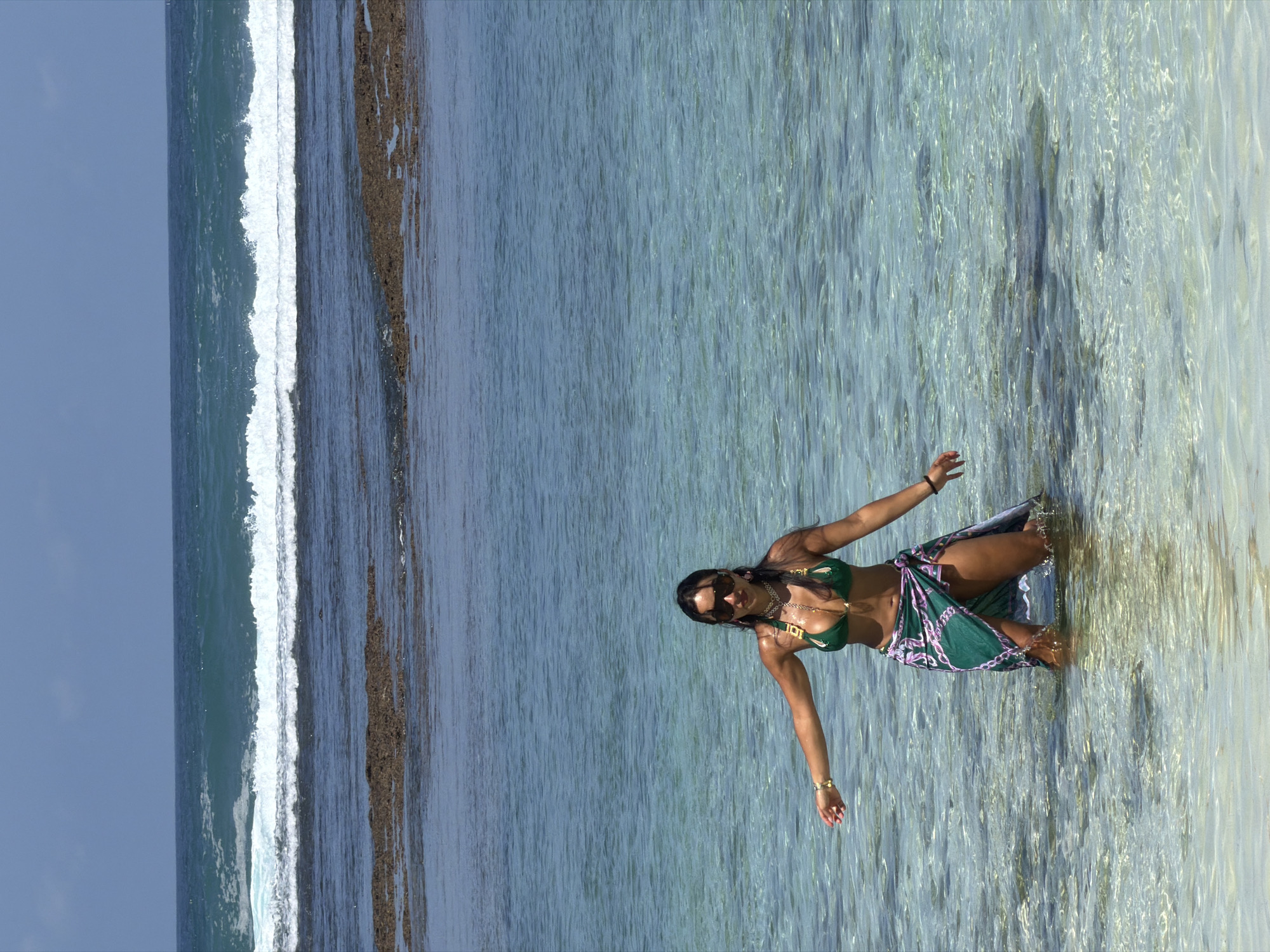 A relaxed afternoon at a Balinese beach near Ungasan.