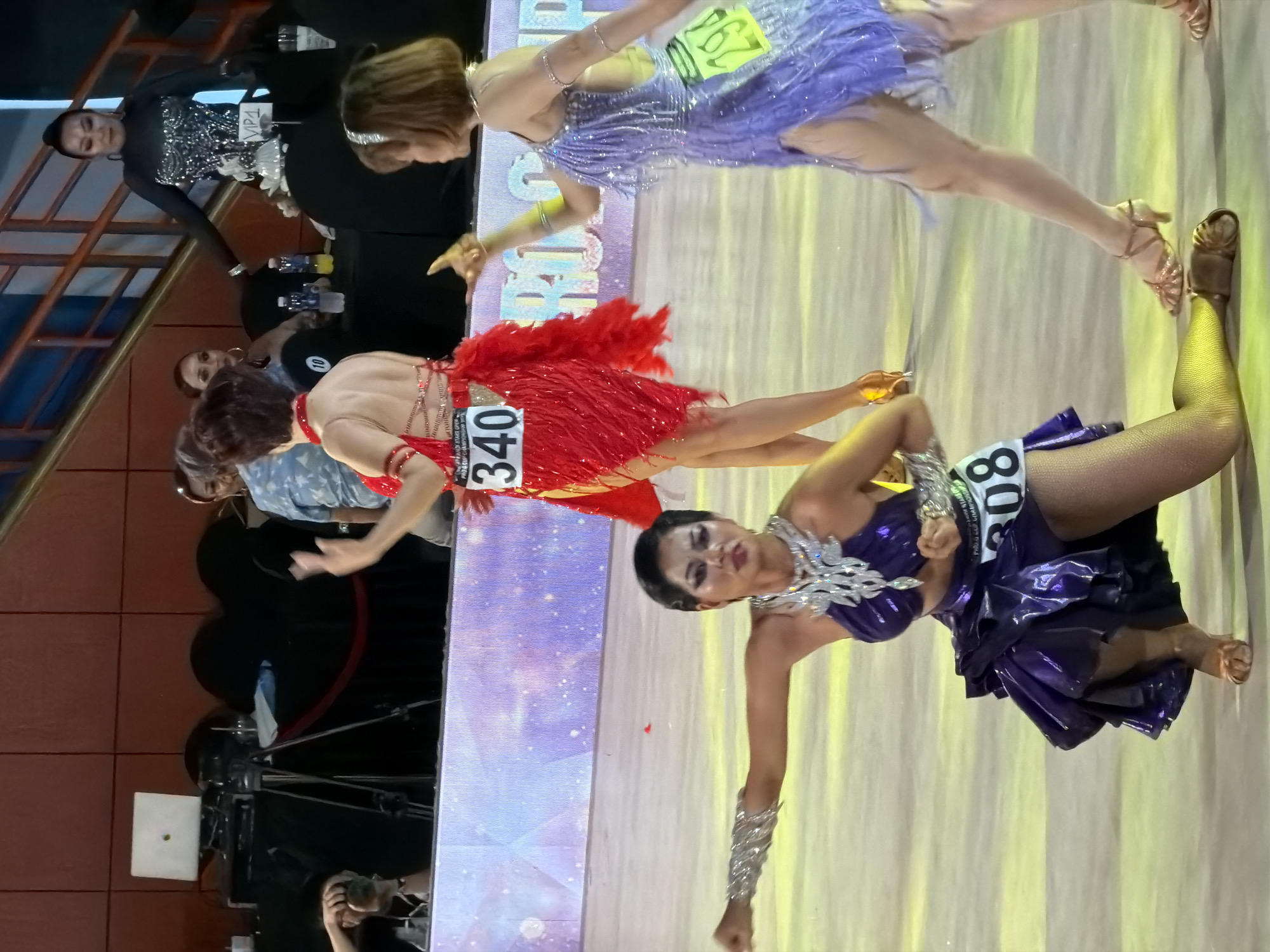 Ballroom dance competition at Vietnamese National Convention Center, Hanoi