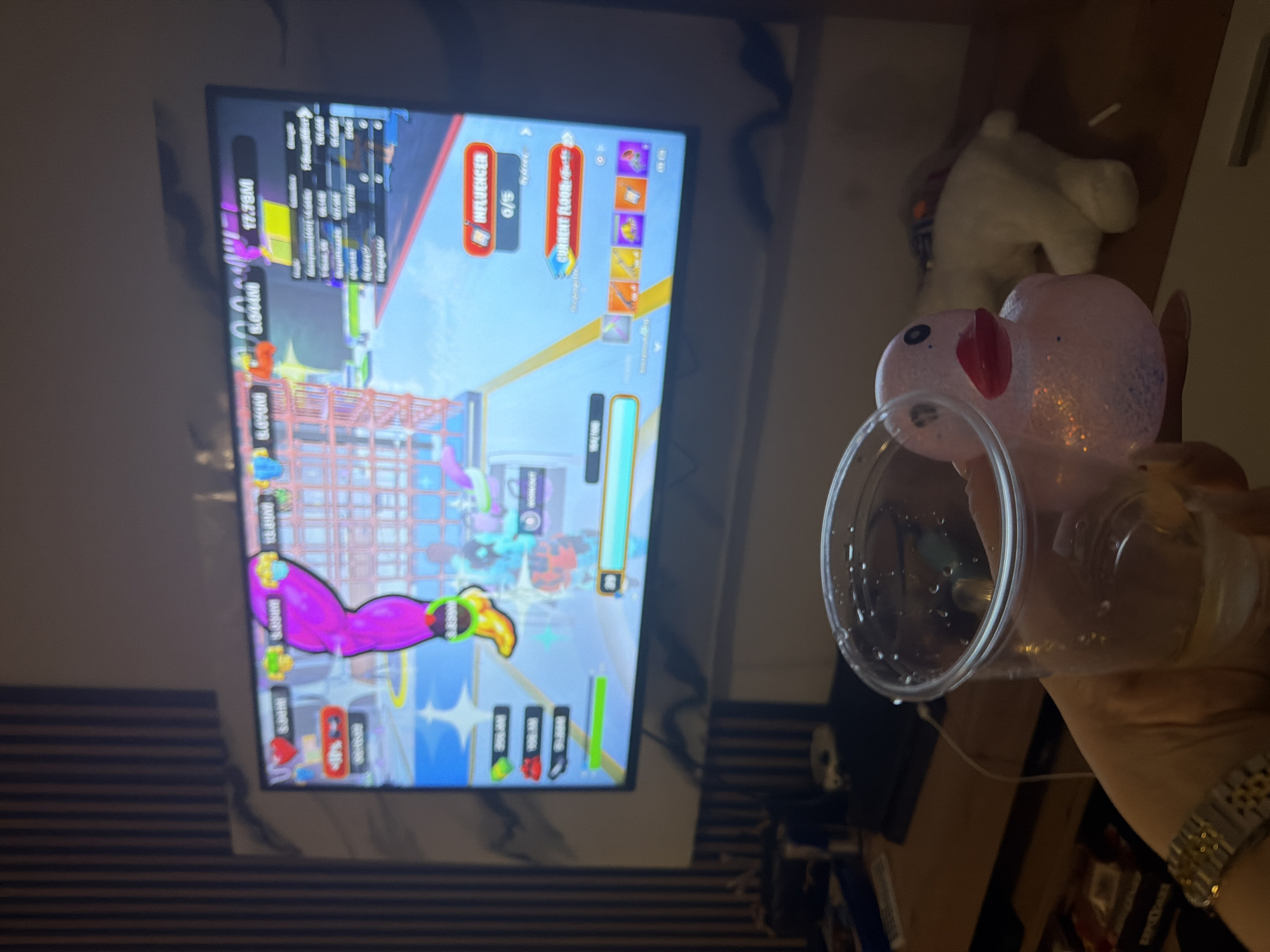 Late night gaming session captured in Bulgarian home