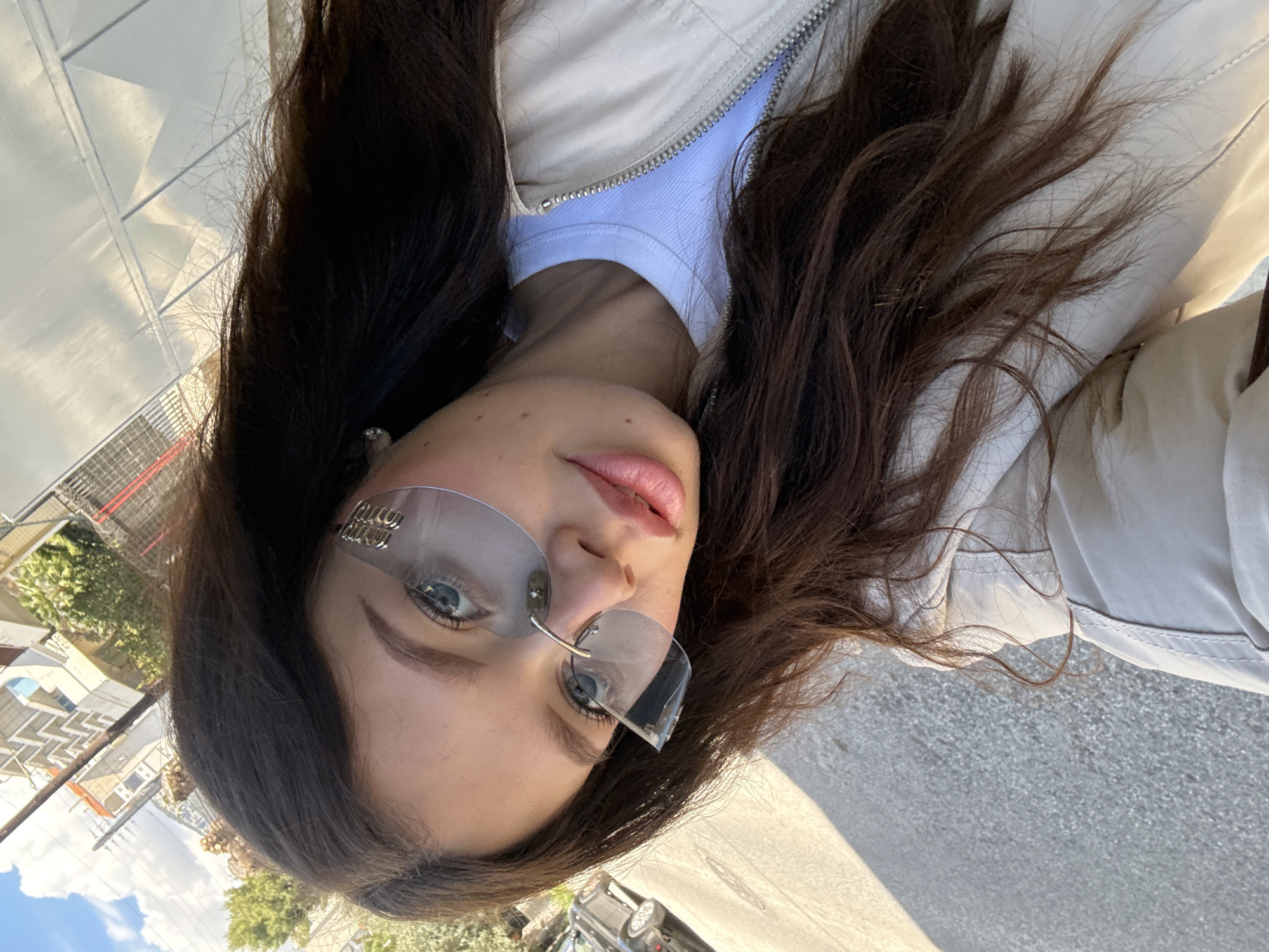 Woman photographed outdoors in Elliniko, Greece