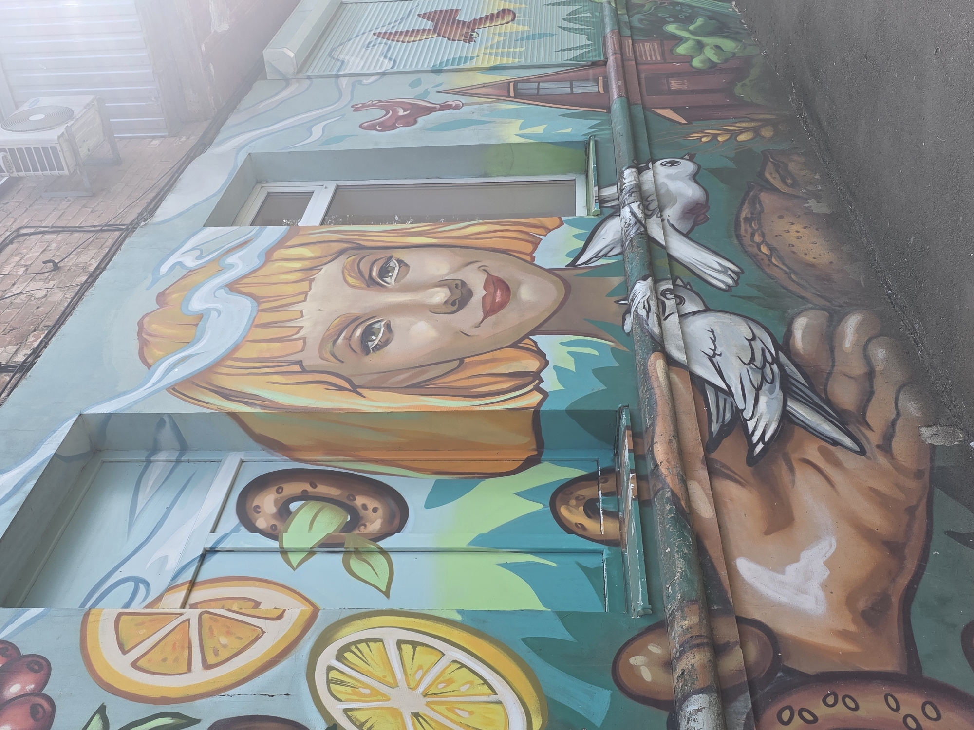 Urban art and architecture documented across Krasnodar, Russia