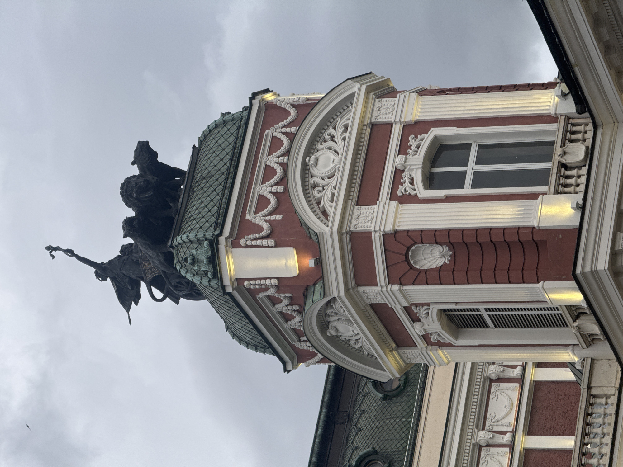 Tourist documents Sofia landmarks and street life in afternoon walkthrough