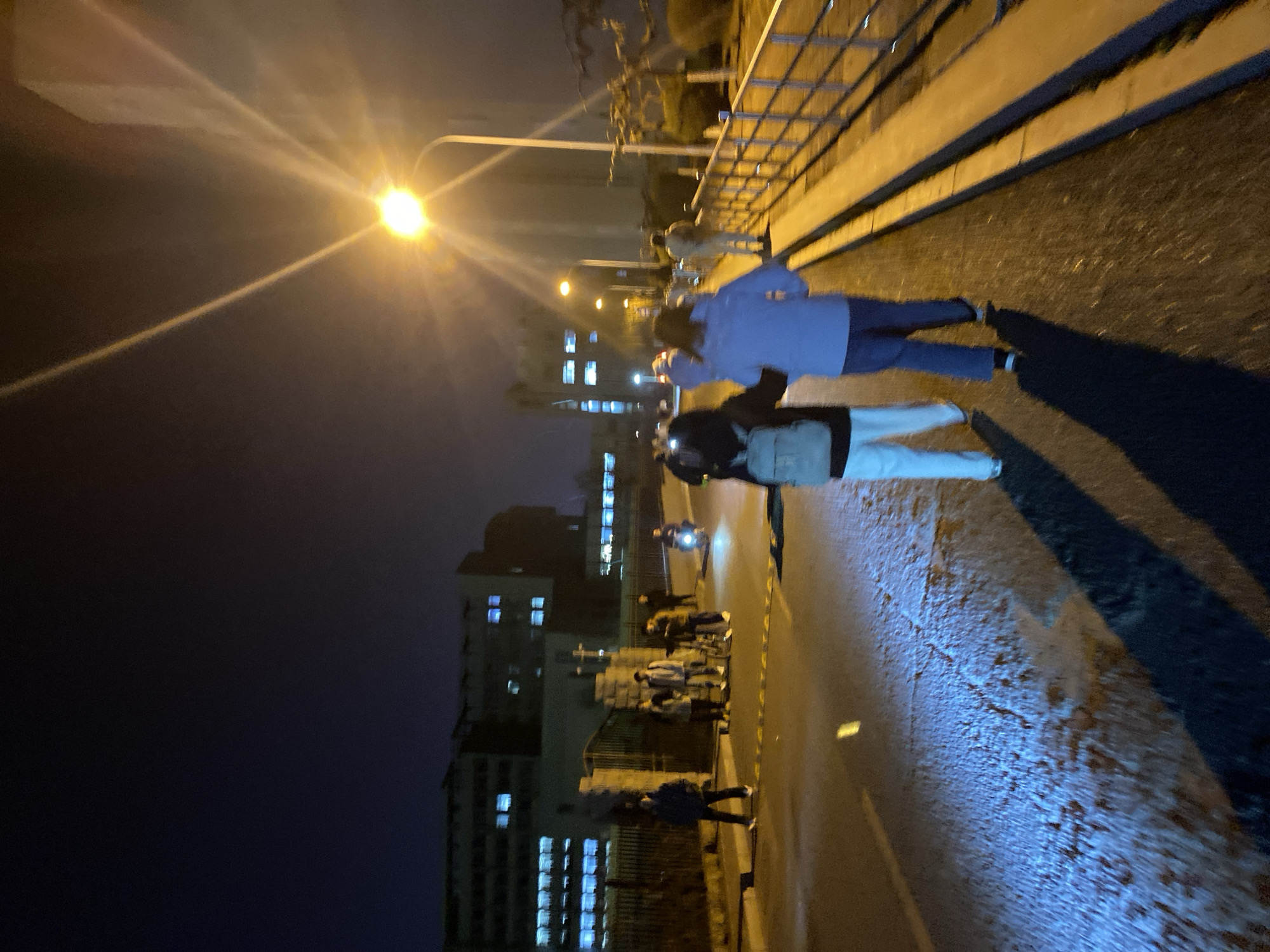 Night scenes documented in two Chinese cities