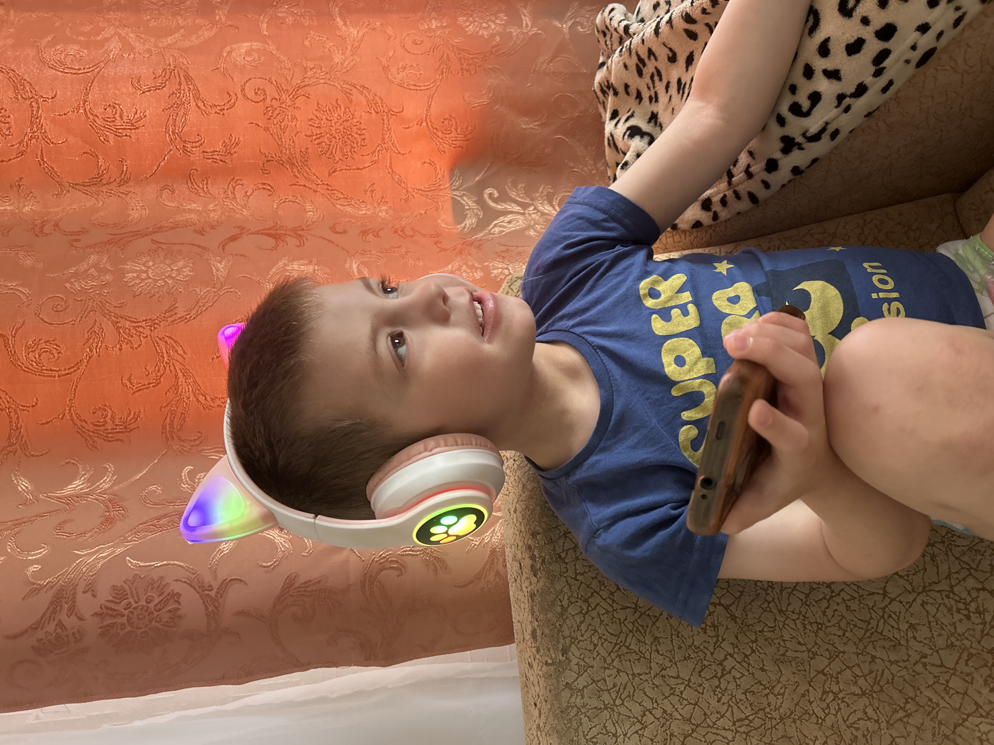 Russian family's morning routine captured in domestic moments