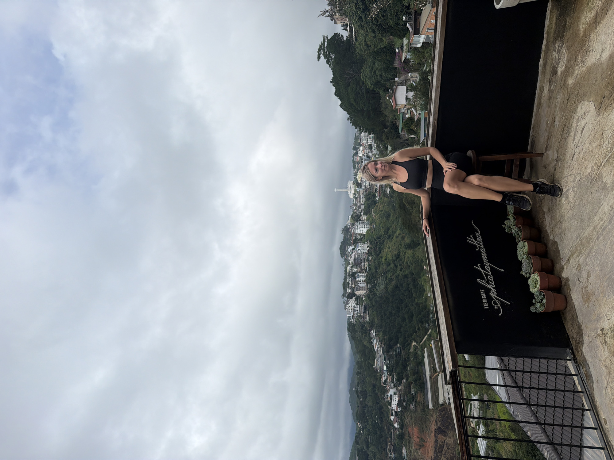 Tourist moments captured across Da Lat's scenic overlooks and cafes