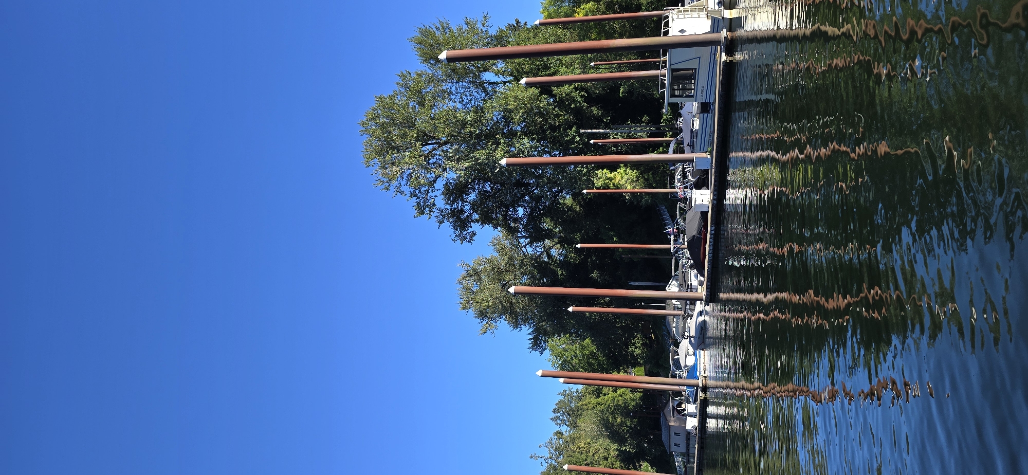 Calm marina day in Aurora, Oregon
