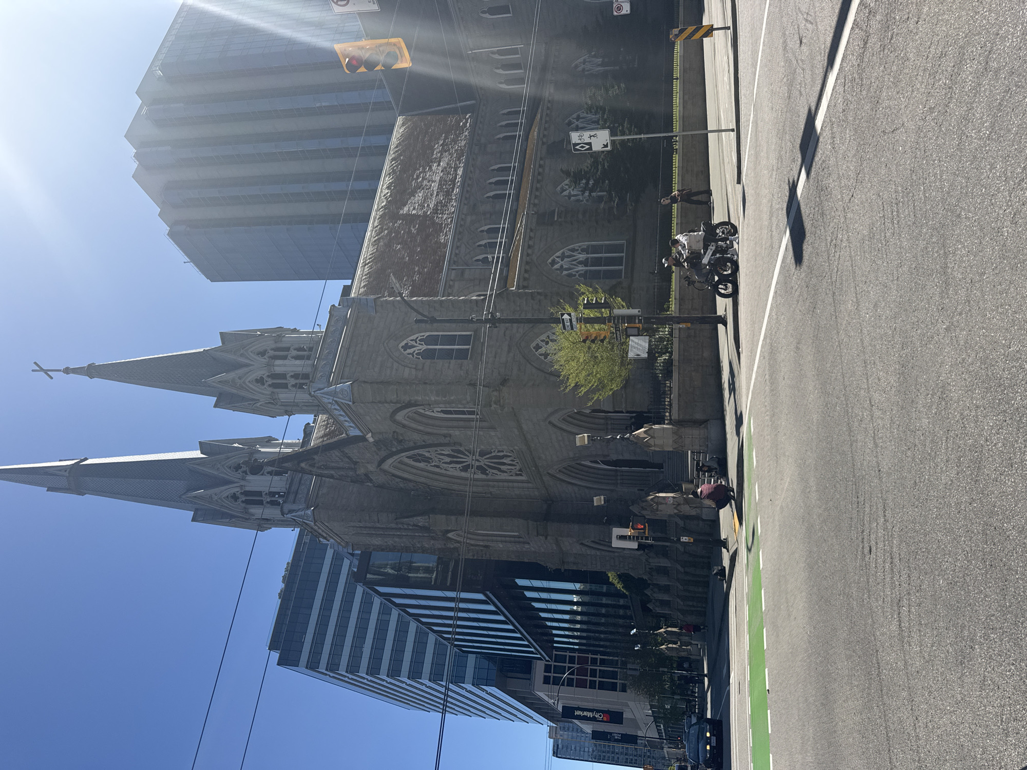 Evening downtown Vancouver street journey documented in 22 observations