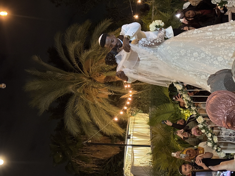 Evening wedding celebration held in Petah Tikva, Israel