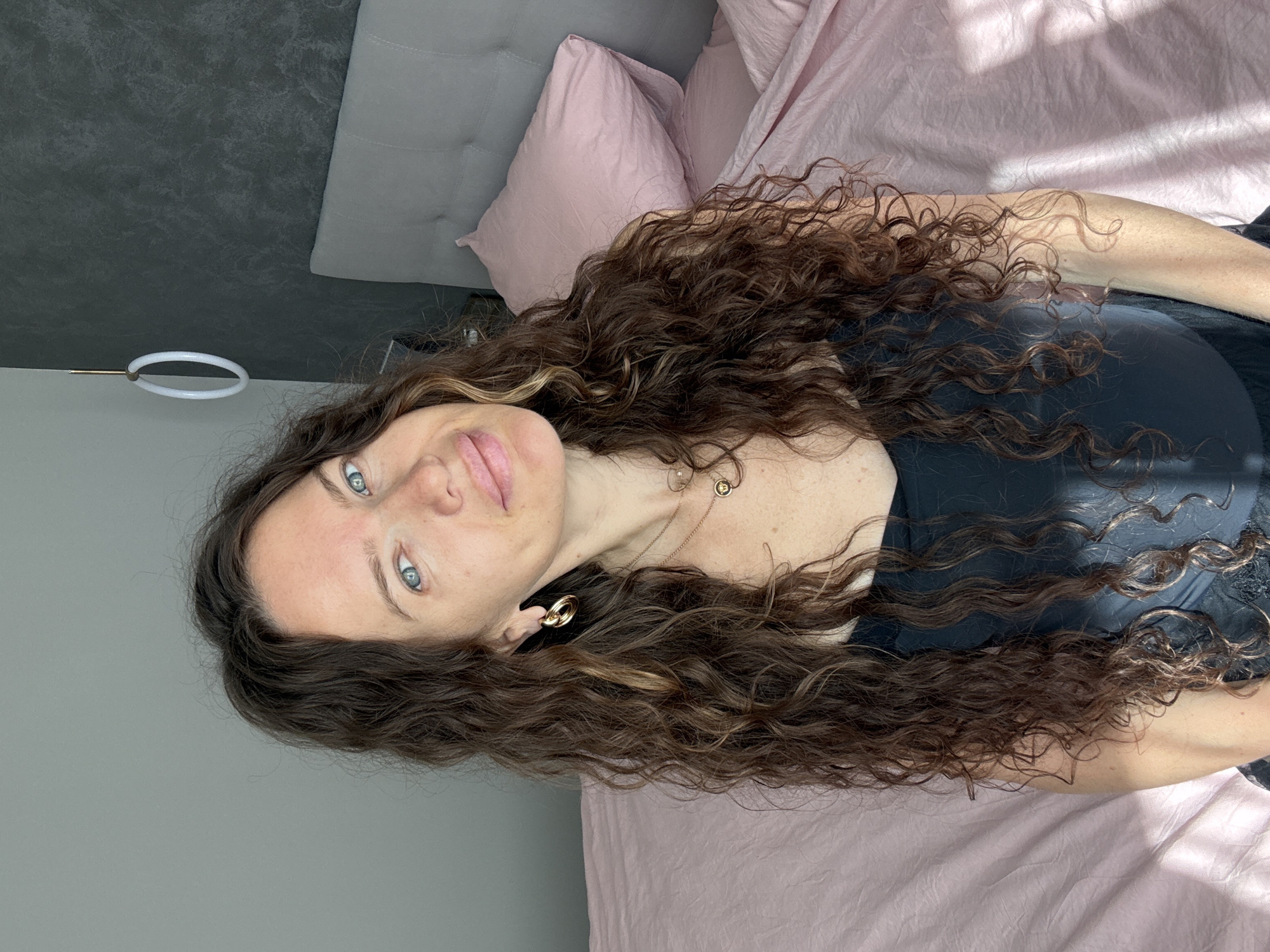 Bedroom selfie session in Khimki, Russia