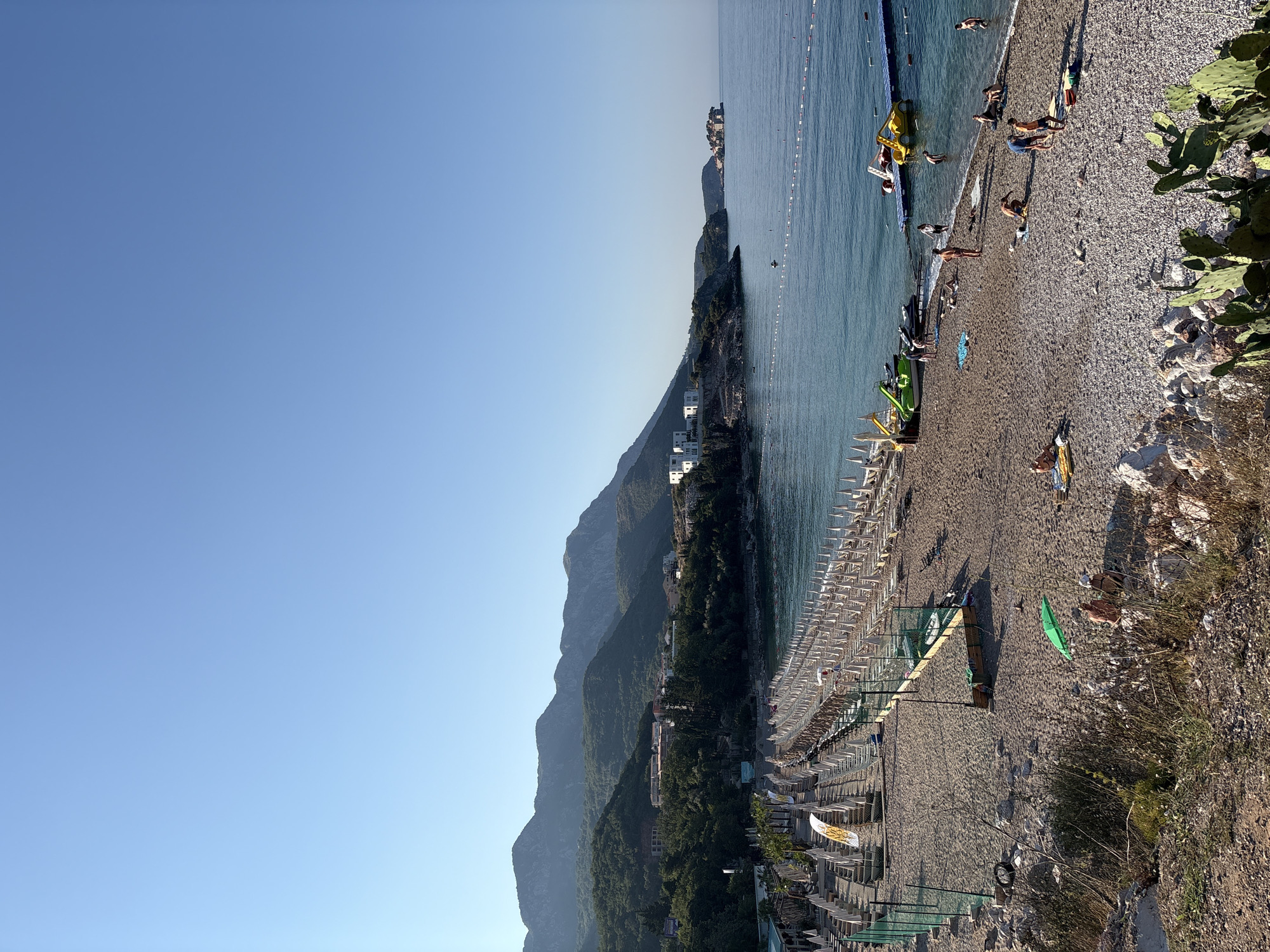 Early morning at Kamenovo beach, Montenegro's Adriatic coast