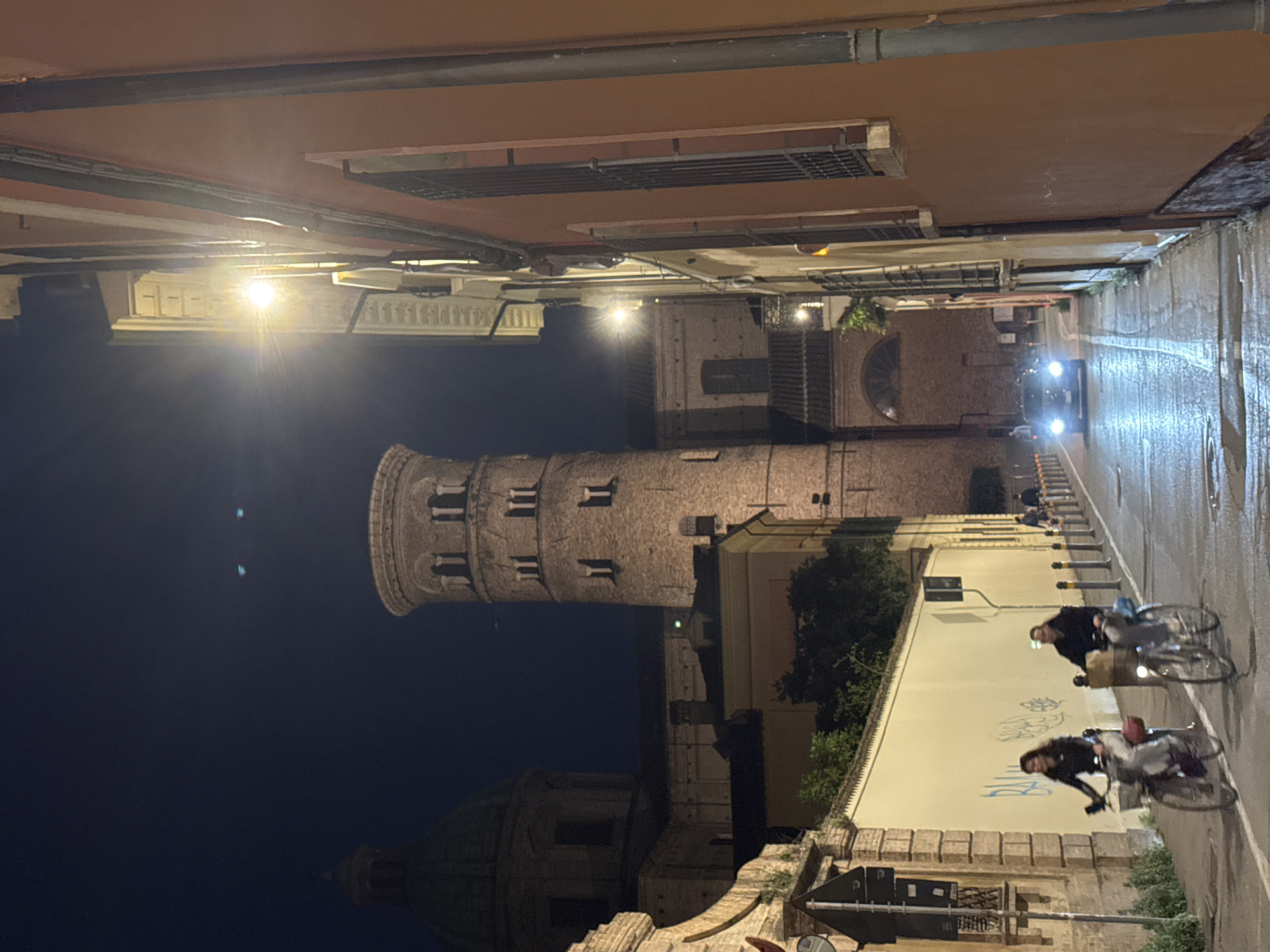 Evening documentation of Ravenna's architectural and artistic landscape