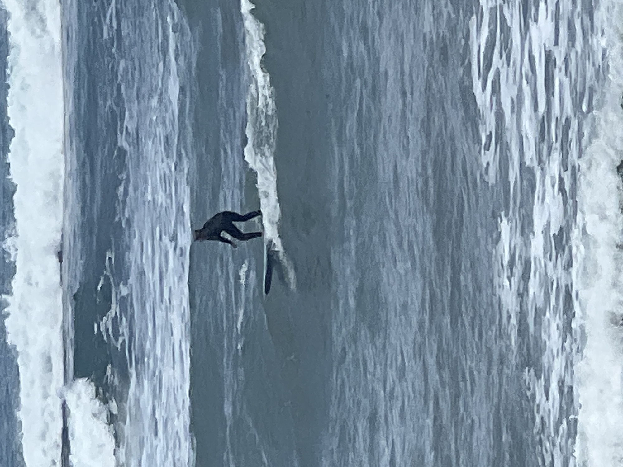 Surfer spotted in ocean waters off Las Palmas coast