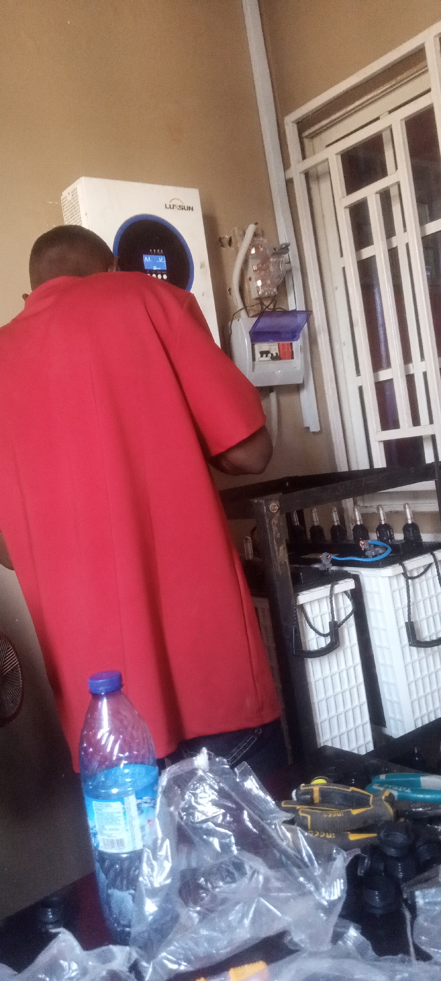 Person observed near electrical equipment in Nassarawa, Nigeria