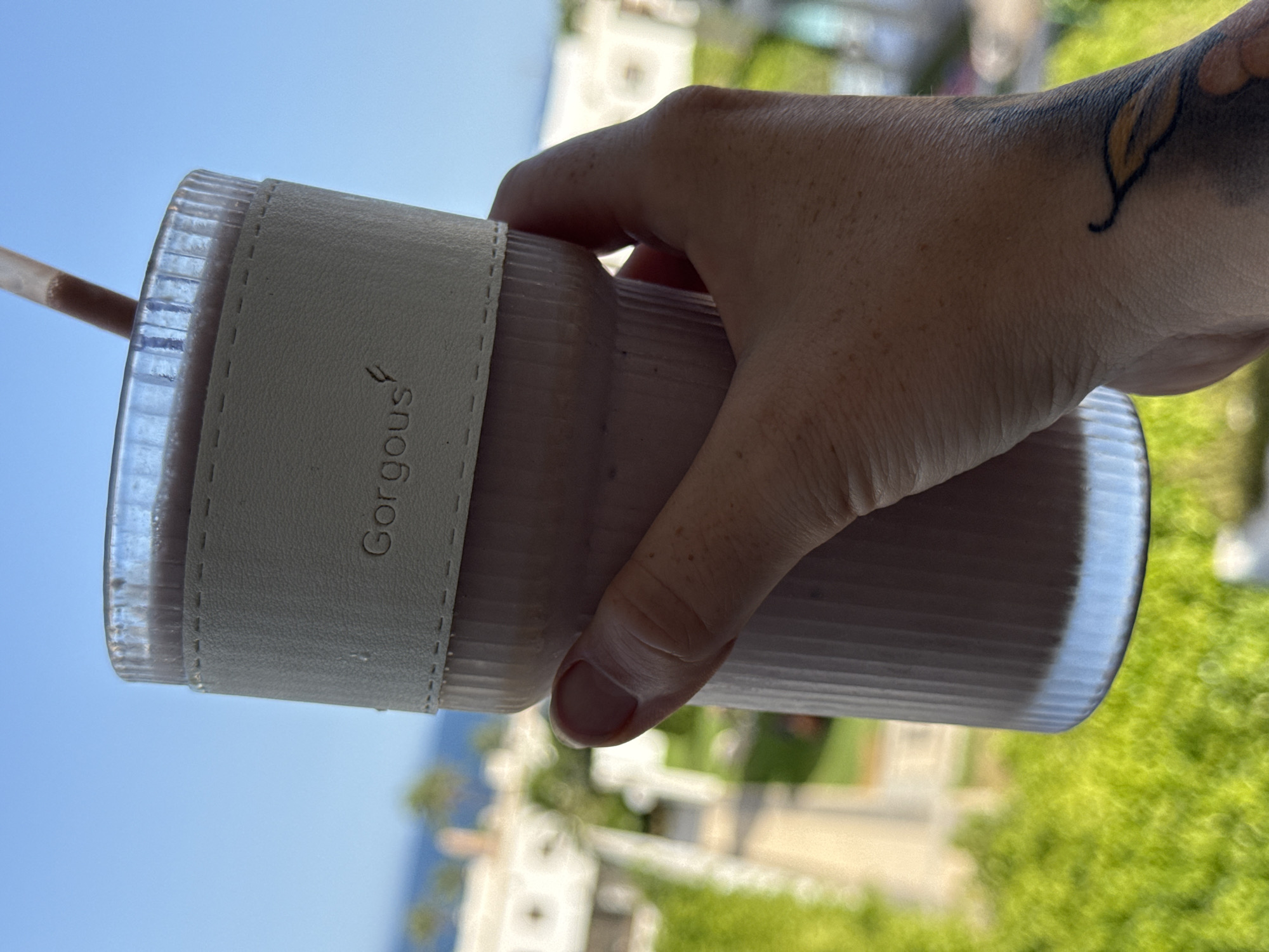 Smoothie from 'Gorgous' in Aguadulce, Spain