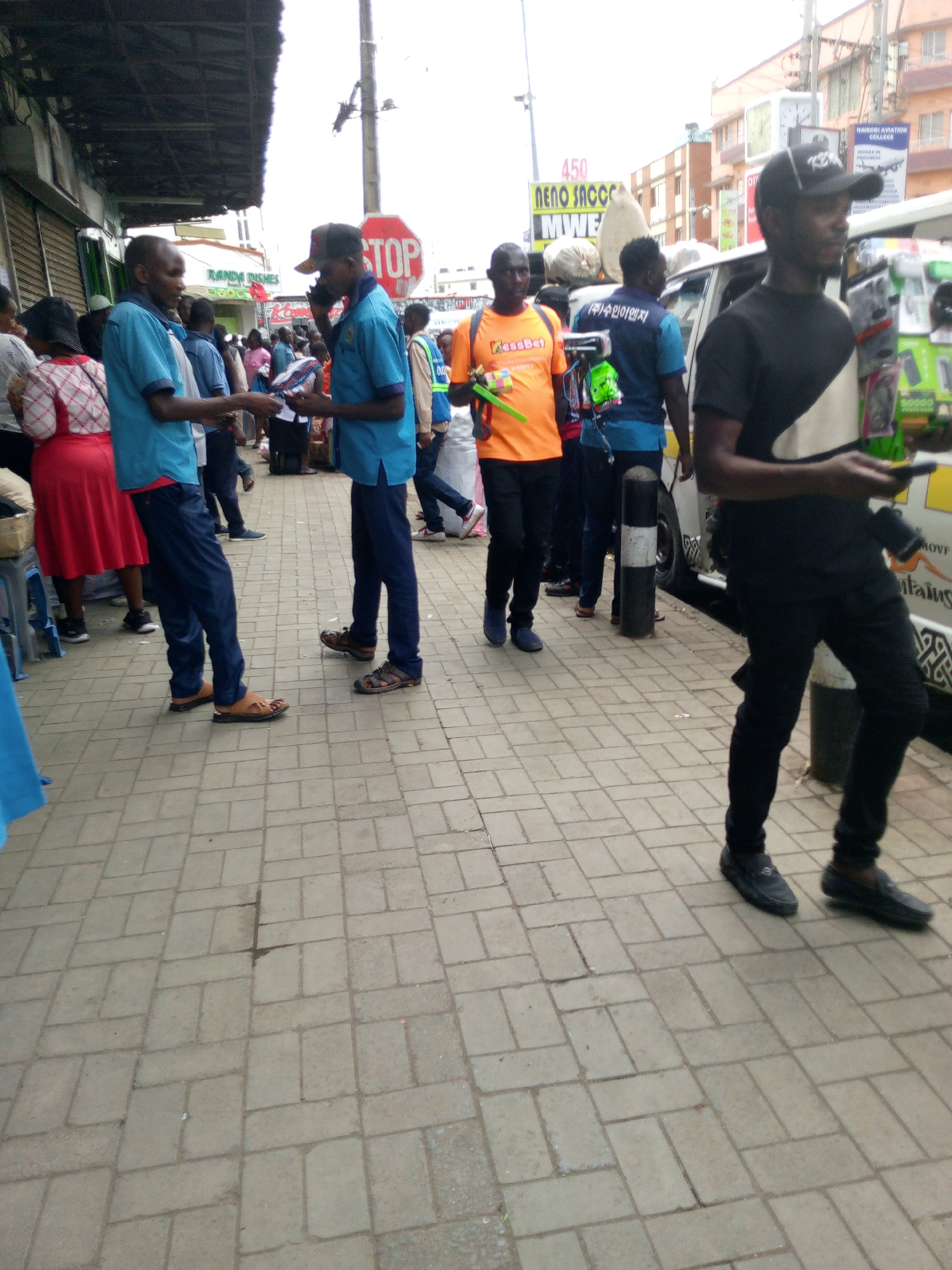 Daily life scenes documented across Nairobi streets and kitchen
