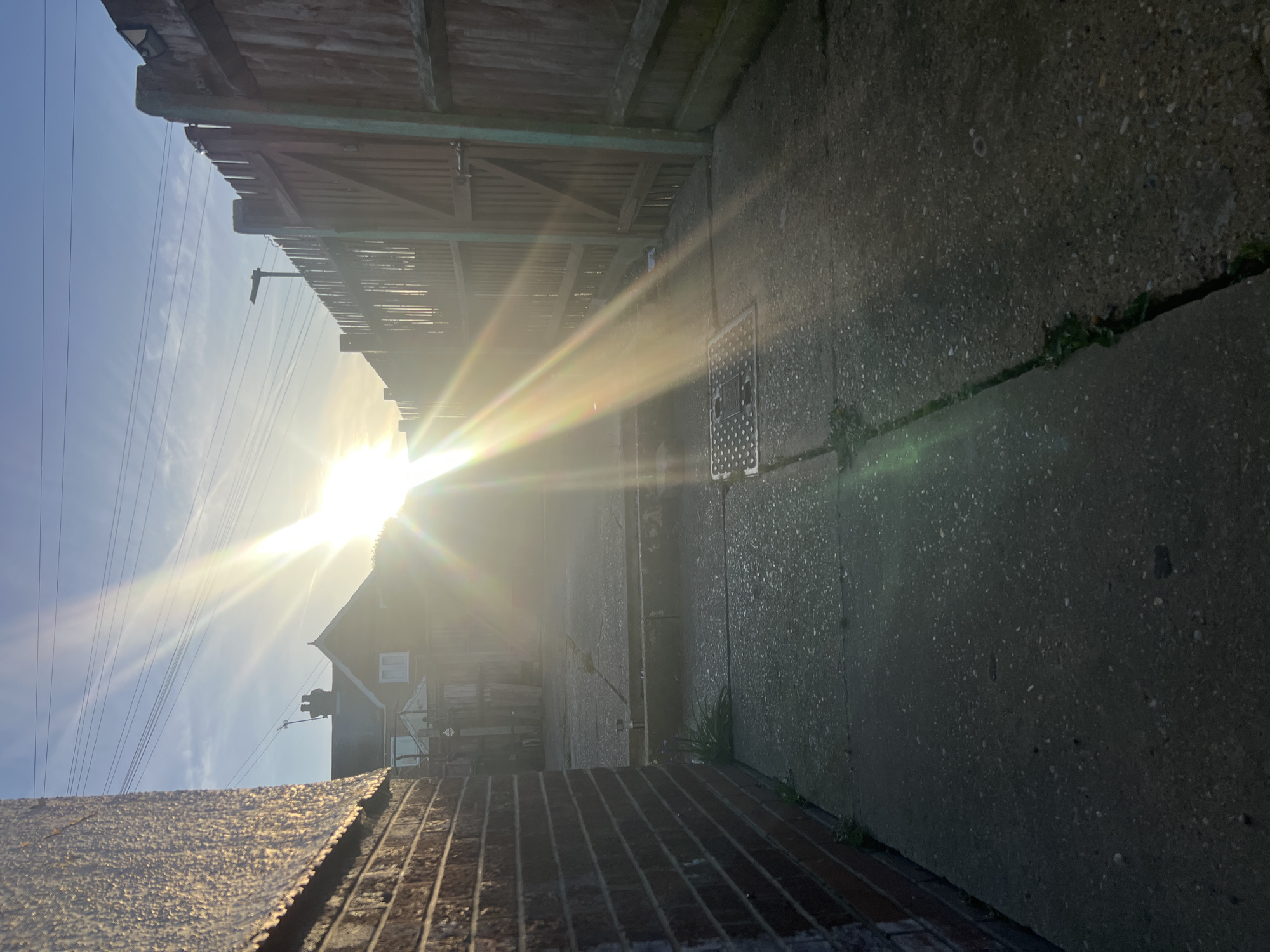 Sunny morning scene captured in Gorleston-on-Sea