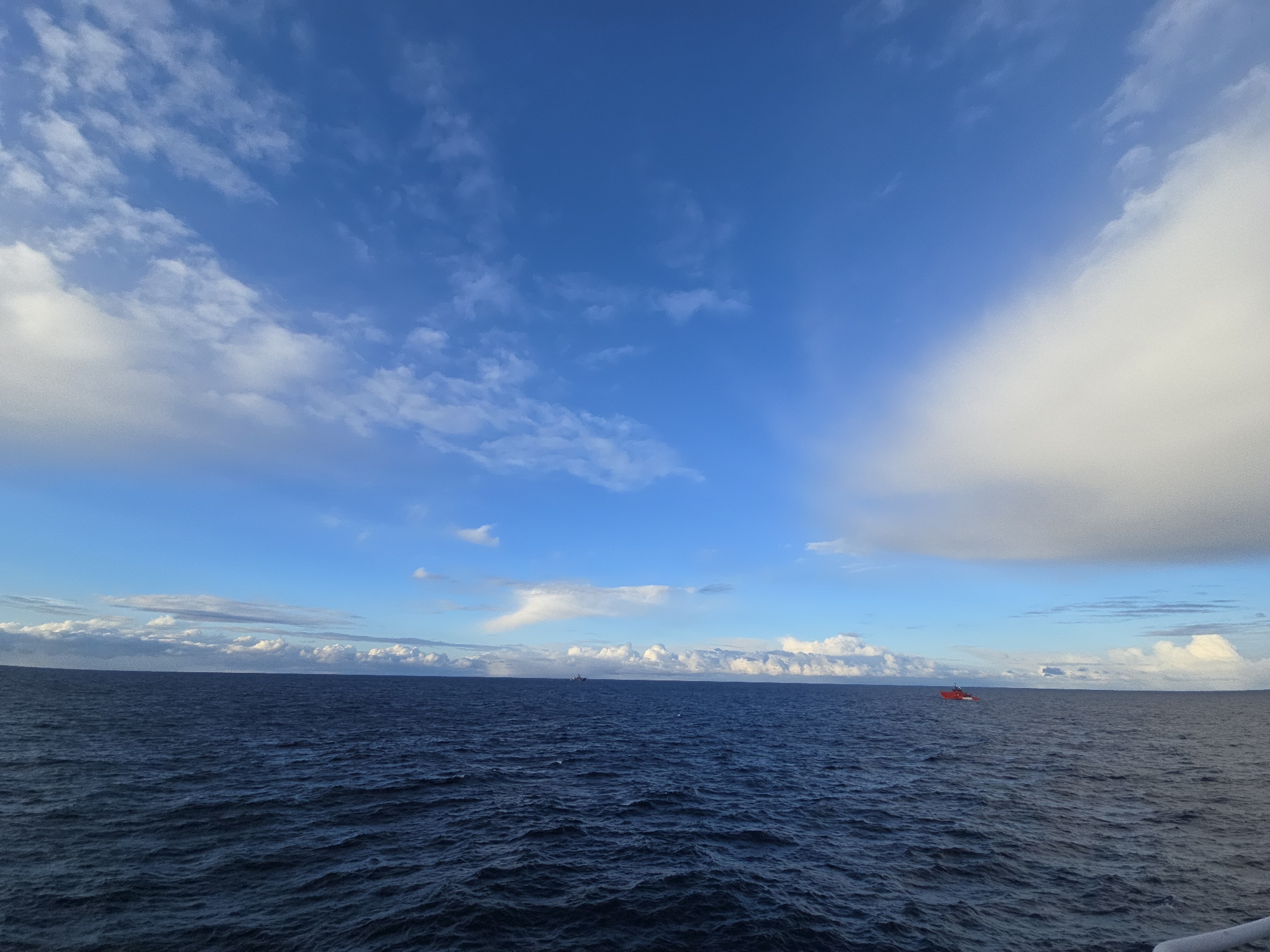Coastal evaluation vessel spotted operating in North Sea waters