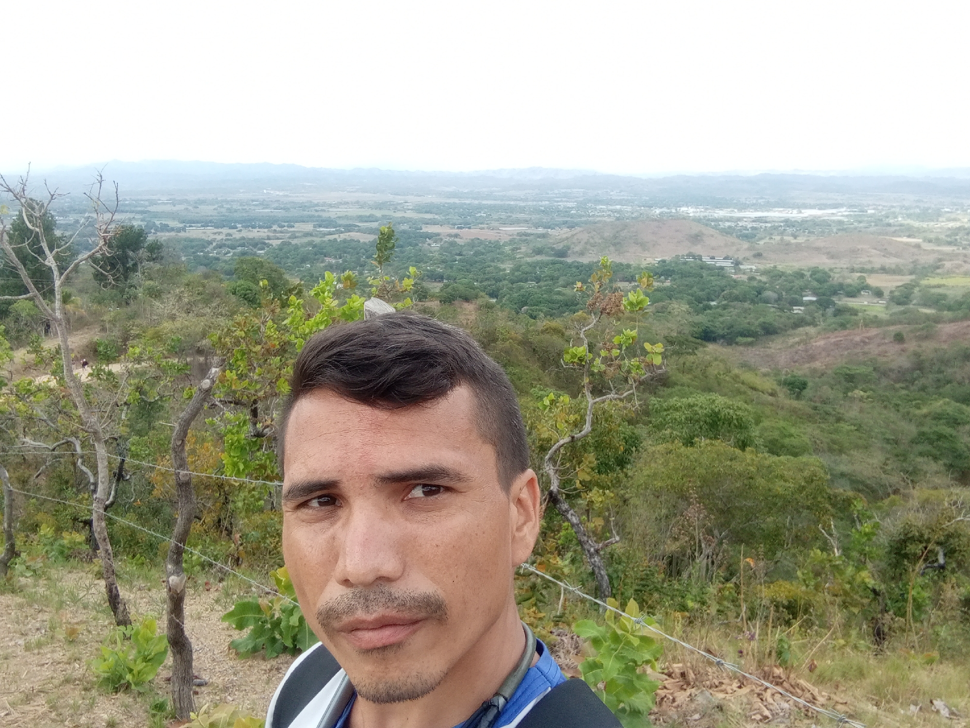 Hiker Documents Venezuelan Countryside Views Near Las Piñas