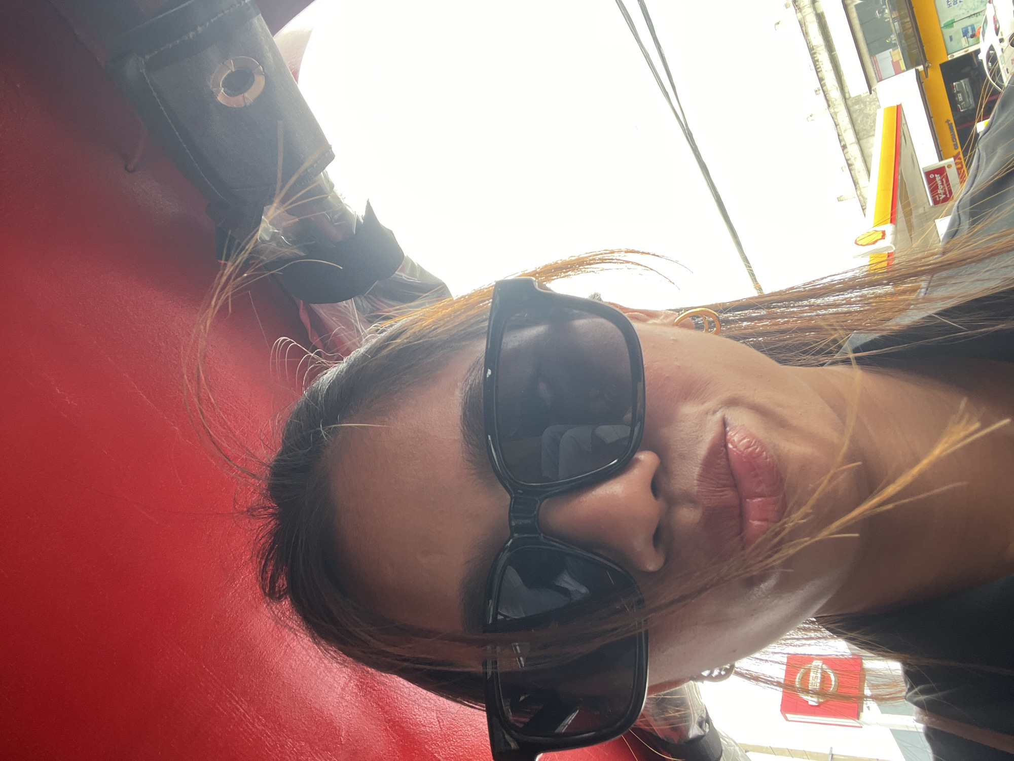 Riding through Davao City traffic, tricycle view