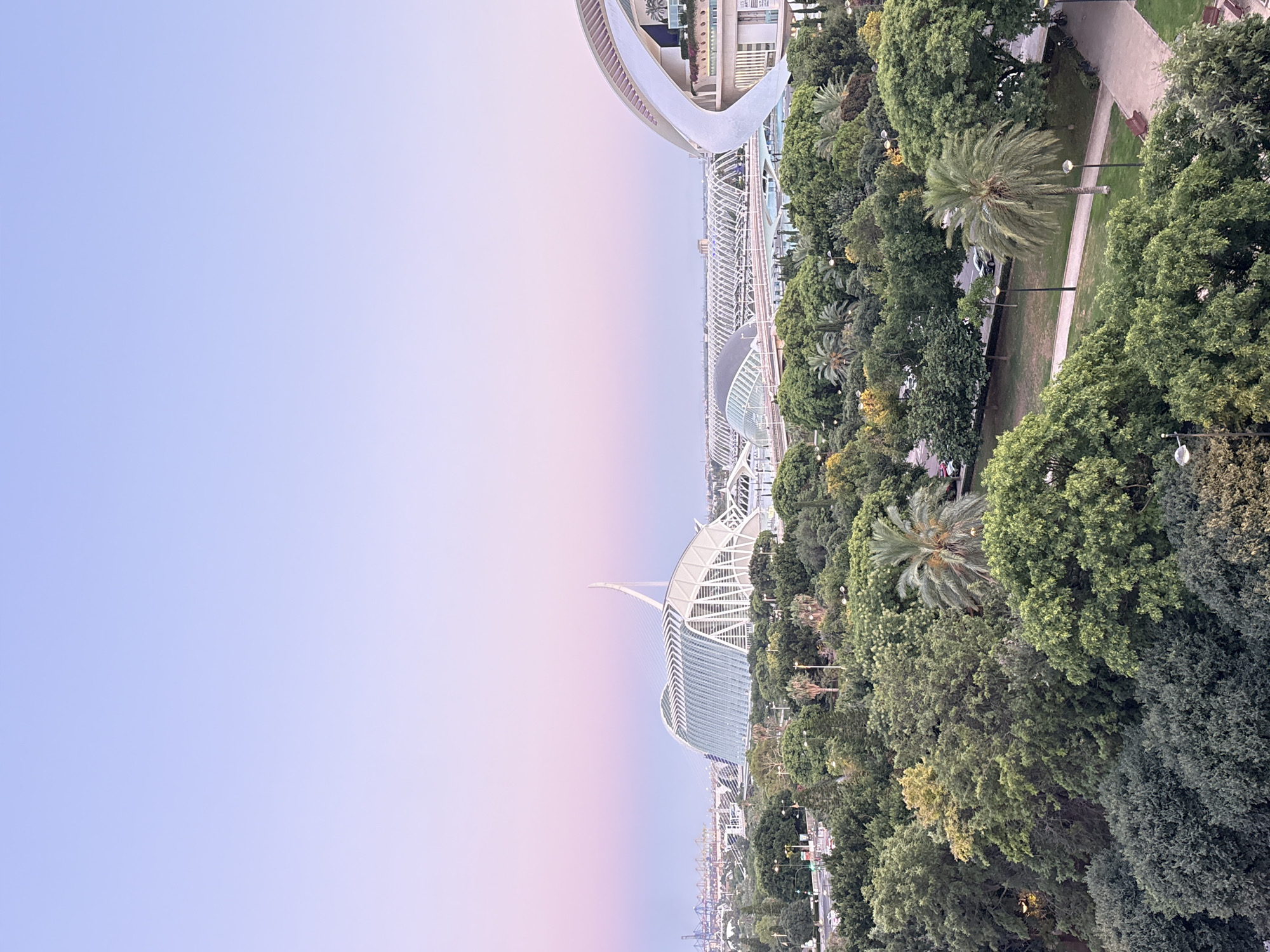 Valencia's City of Arts and Sciences at dusk, multiple angles