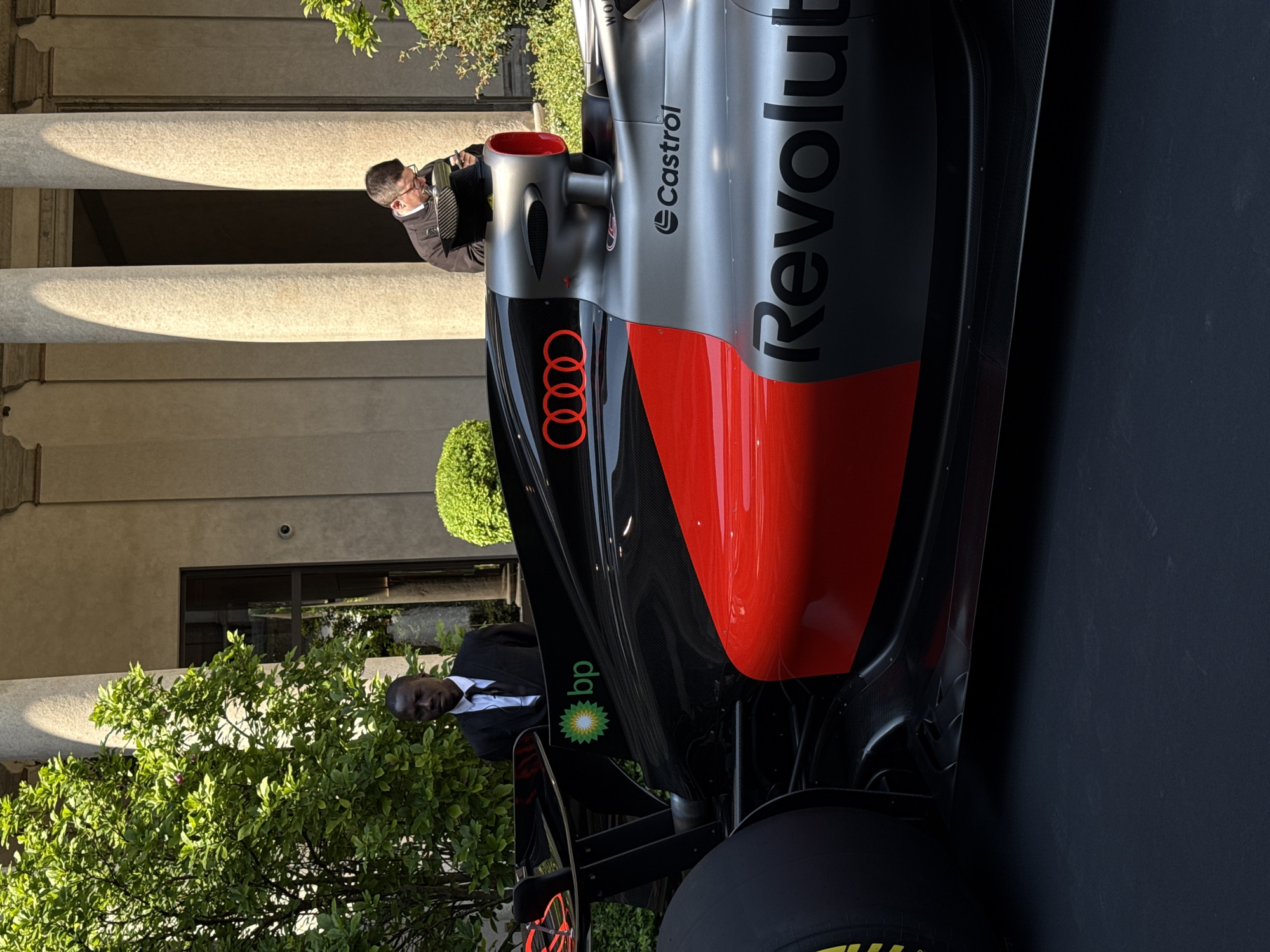 Formula E cars on public display across Milan