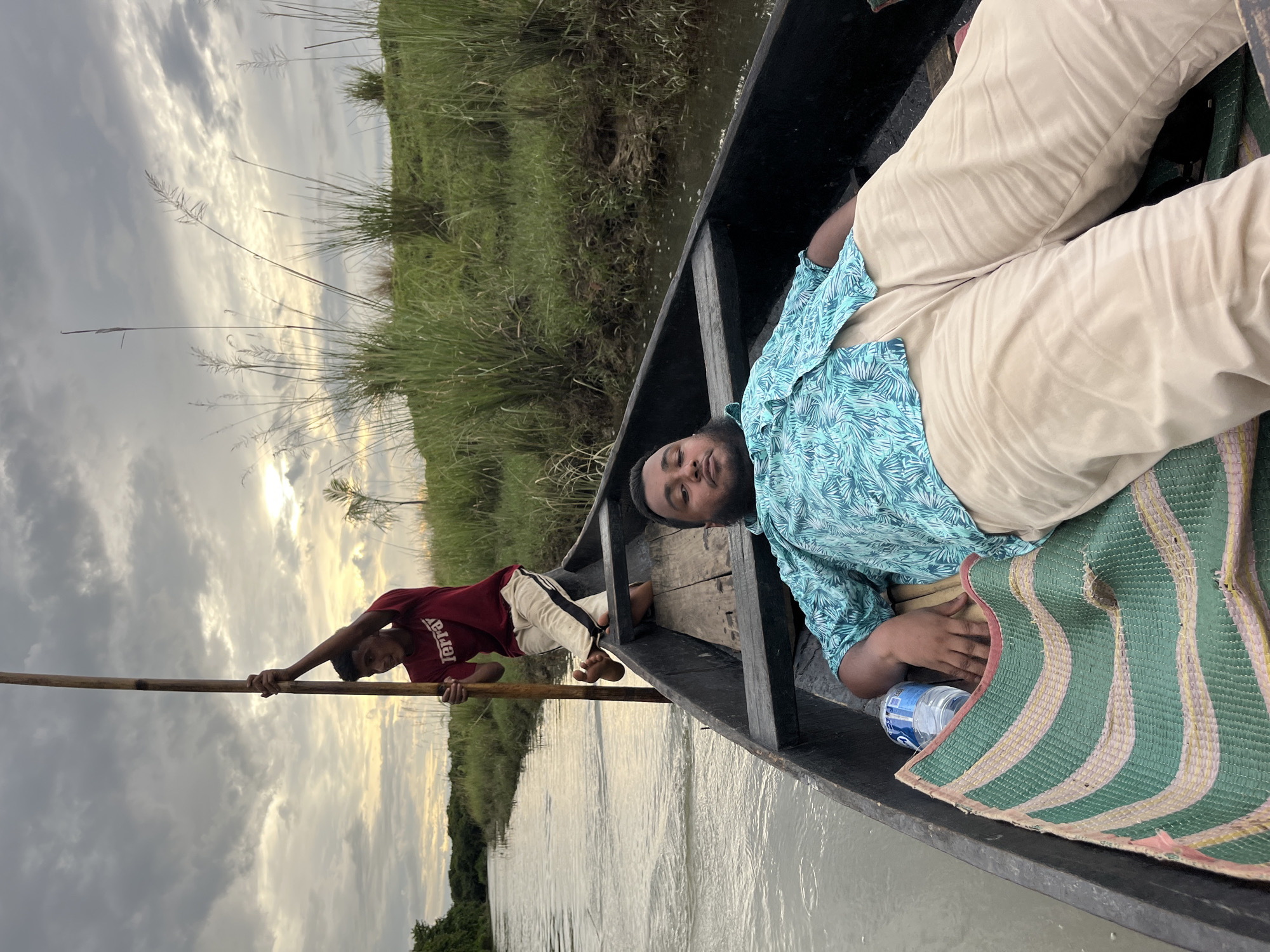 Boating through Ratargul Swamp Forest, Sylhet