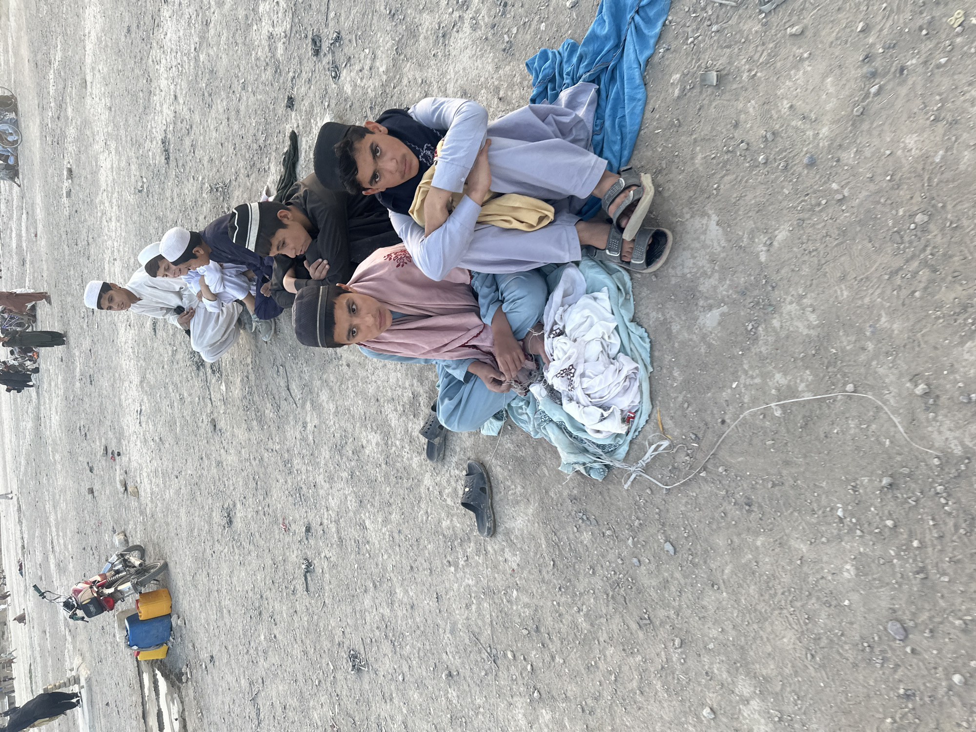 Young males lying in row observed in Quetta