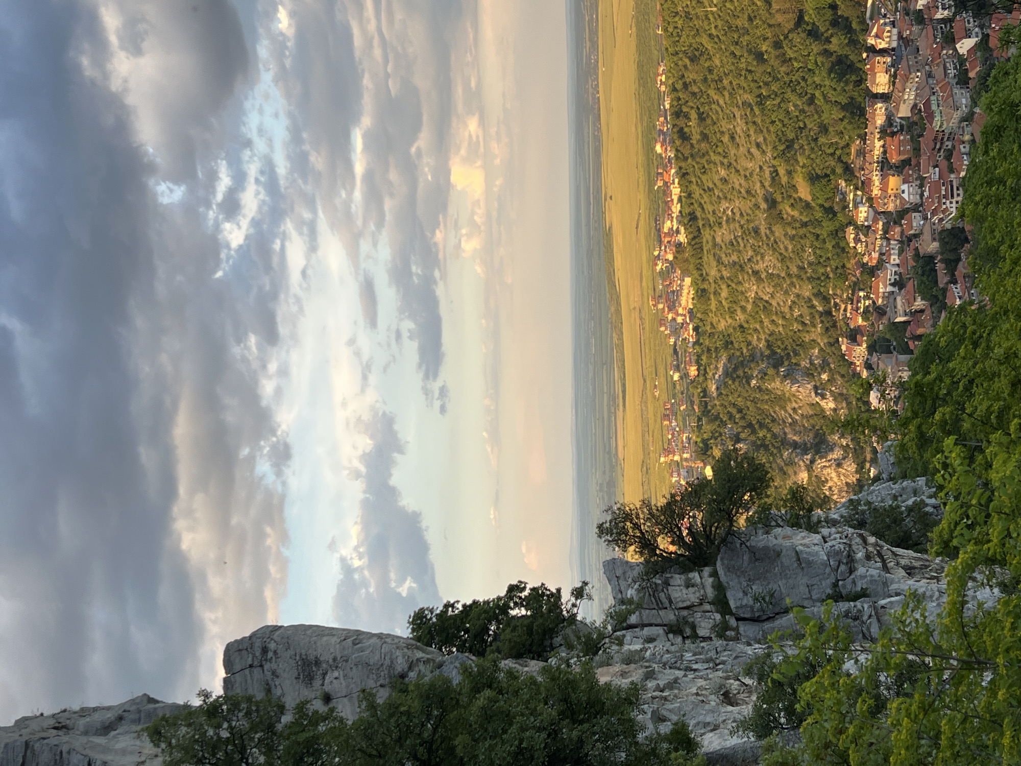 Hiker documents afternoon mountain exploration near Asenovgrad, Bulgaria