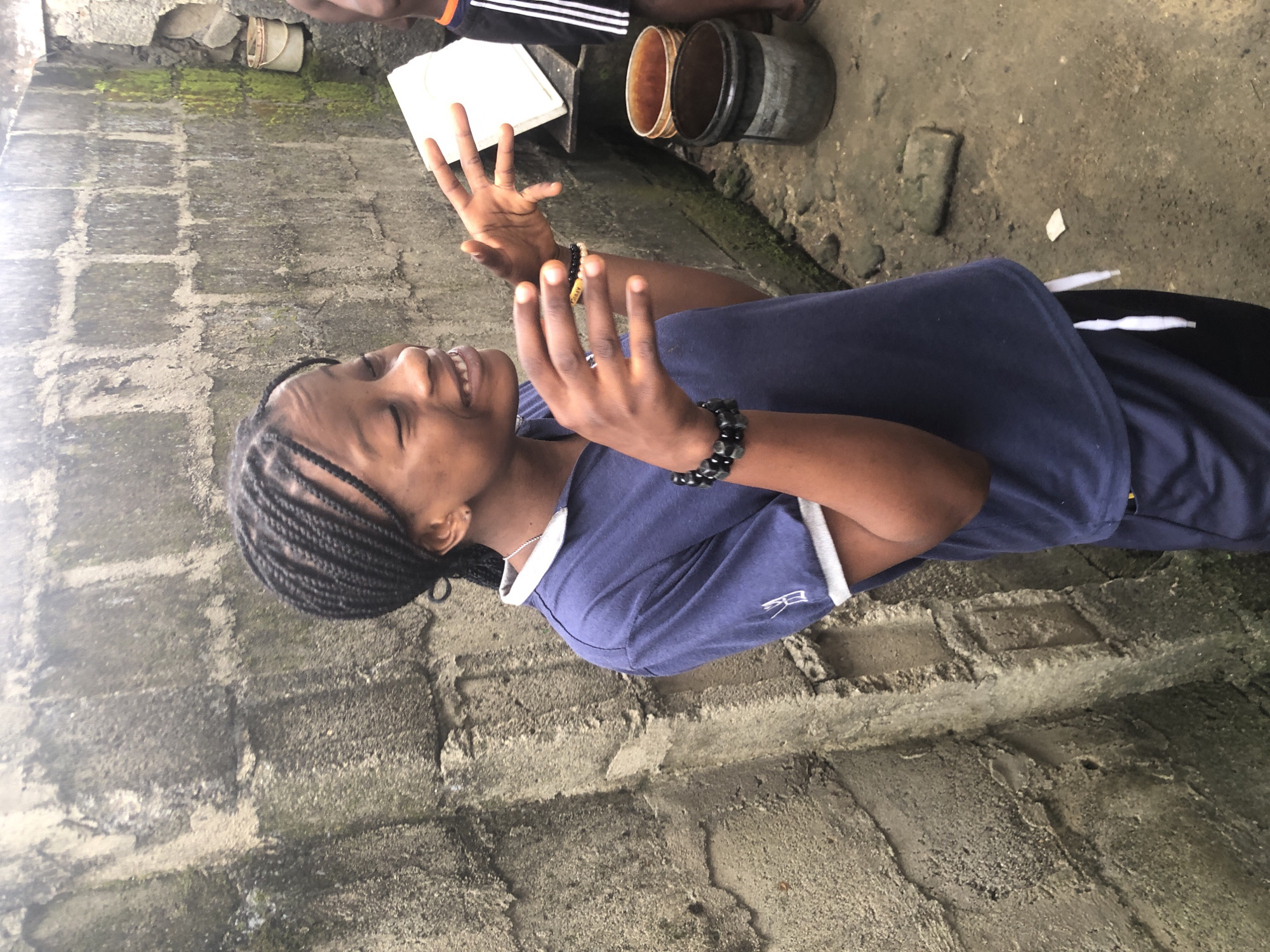Street-level snapshots from a neighborhood in Ado, Nigeria