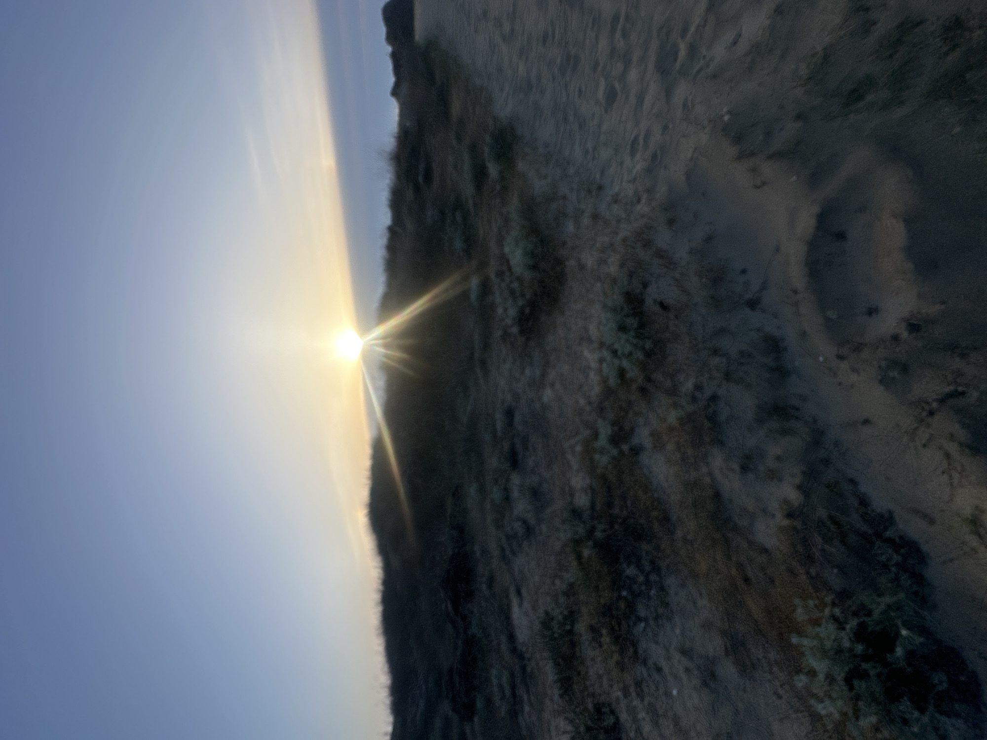 Dawn landscape captured in Kiten, Bulgaria coastal scene