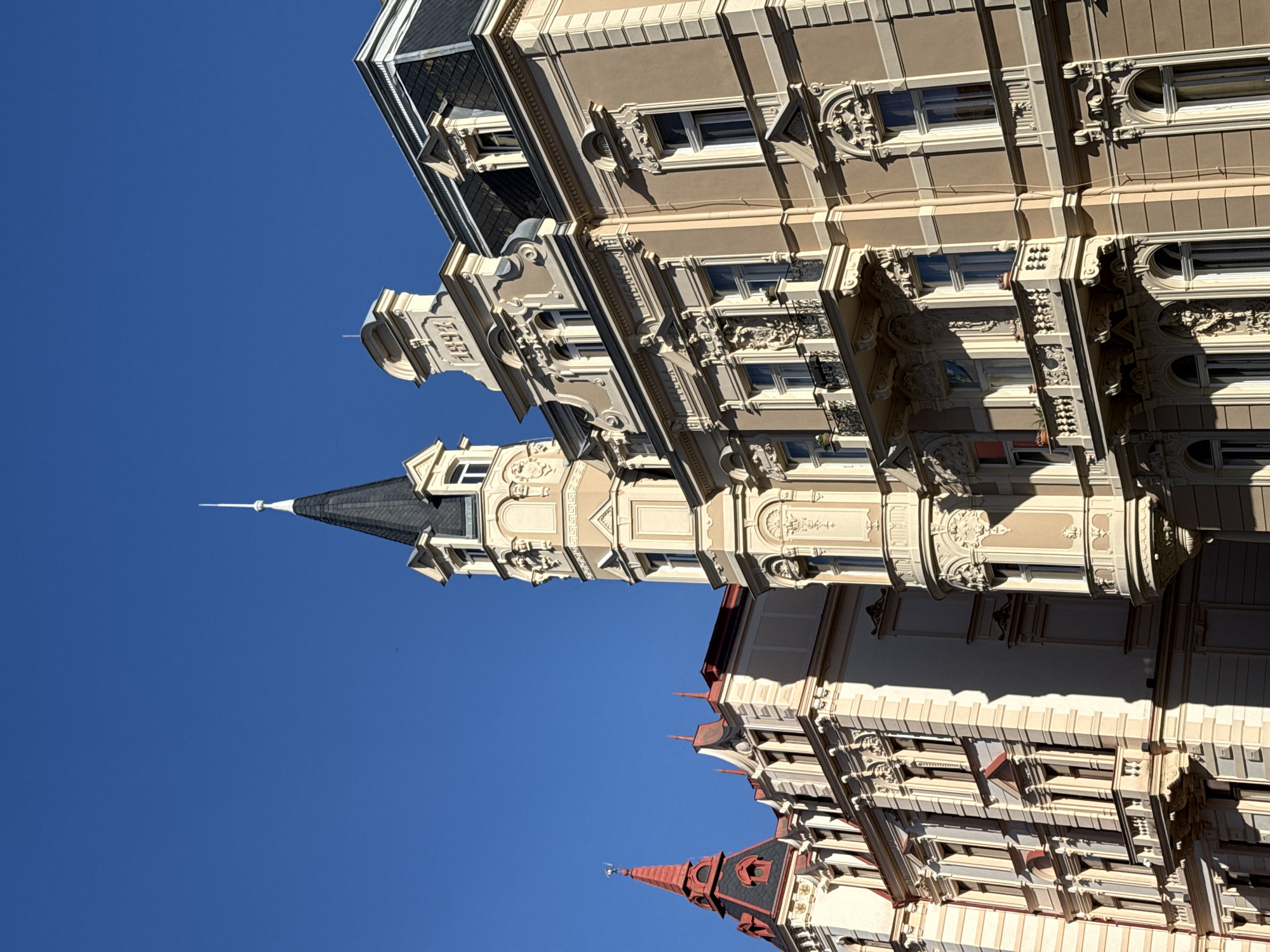 Witness documents ornate architecture in Karlovy Vary, Czechia