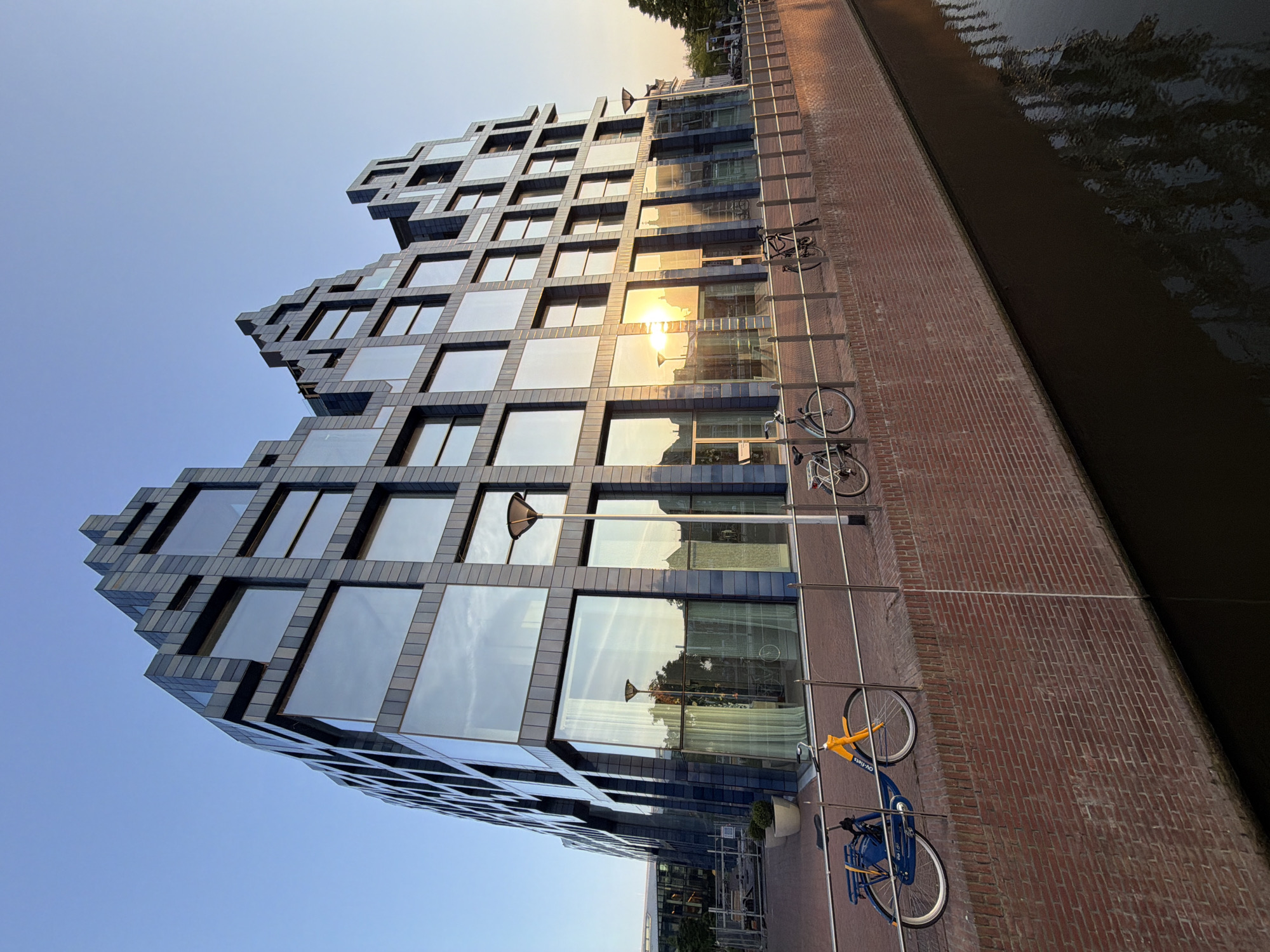 Evening architectural tour documented across central Delft, Netherlands