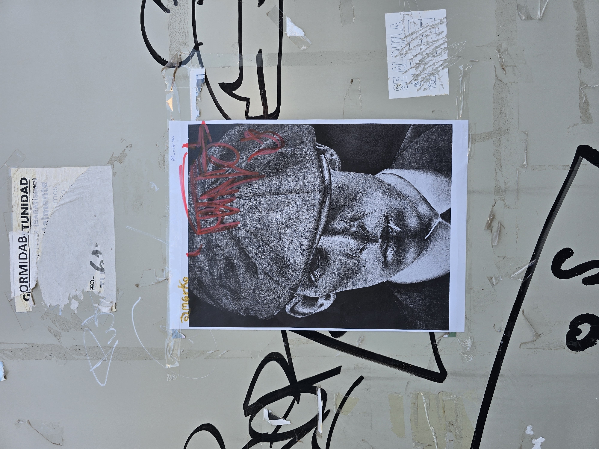 Street art and civic architecture in central Jaén