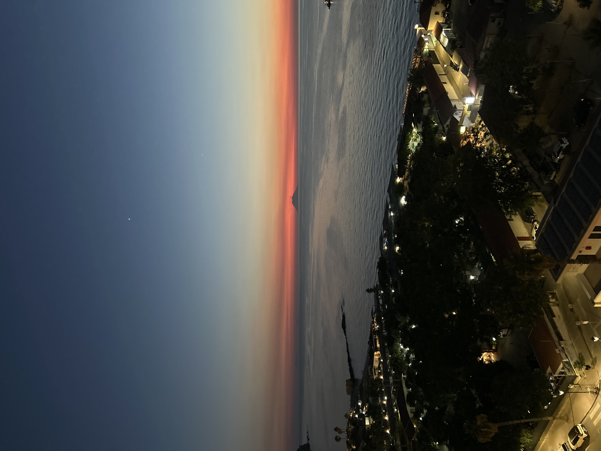 Tropea hosts a Calabrian food festival at golden hour
