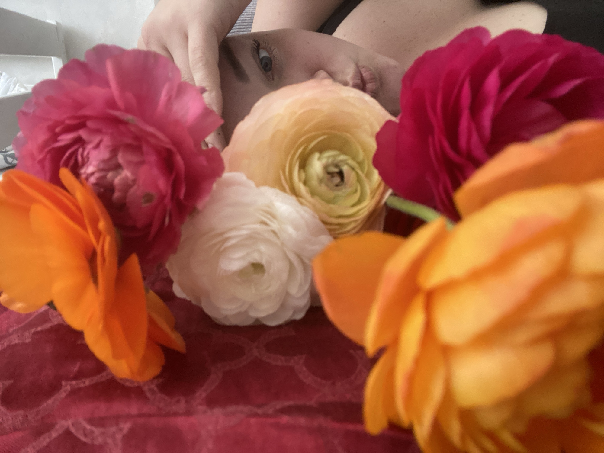 Portrait photos captured of woman lying in Sochi