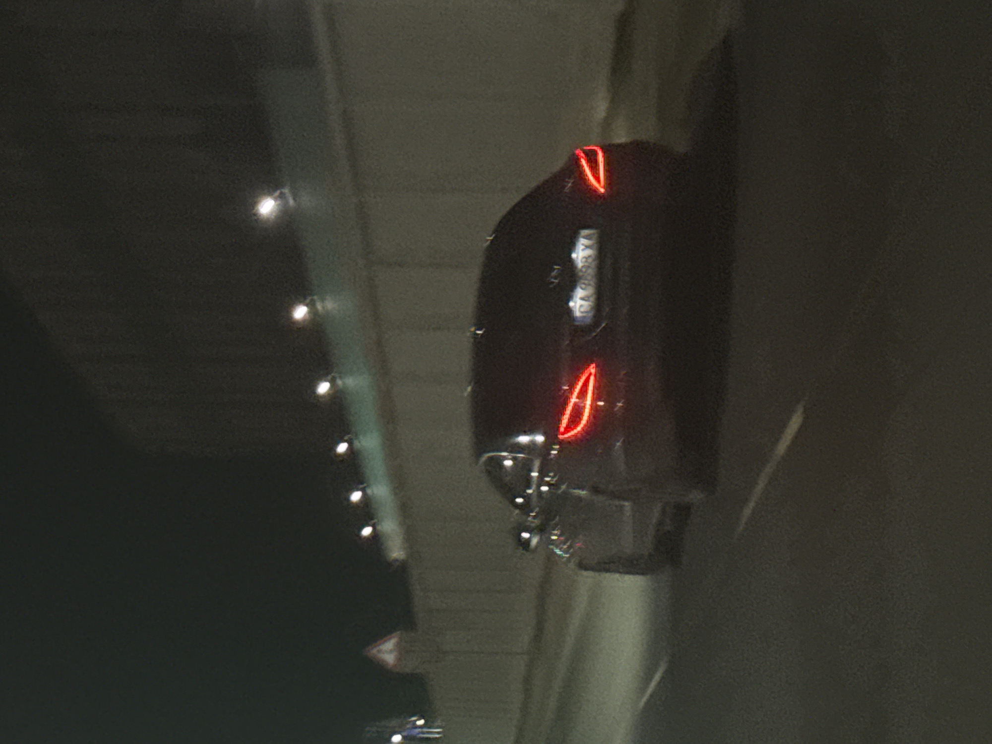 Car with distinctive taillights spotted under Plovdiv bridge
