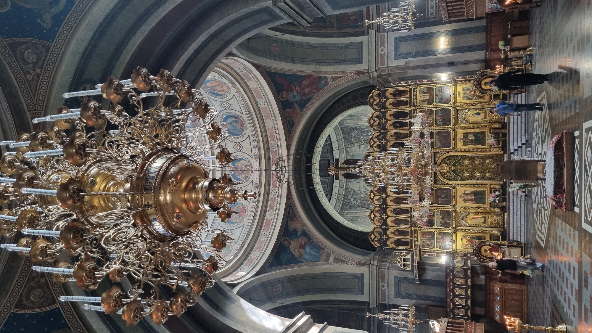 Church tour and street scenes through historic Chernivtsi on a summer morning