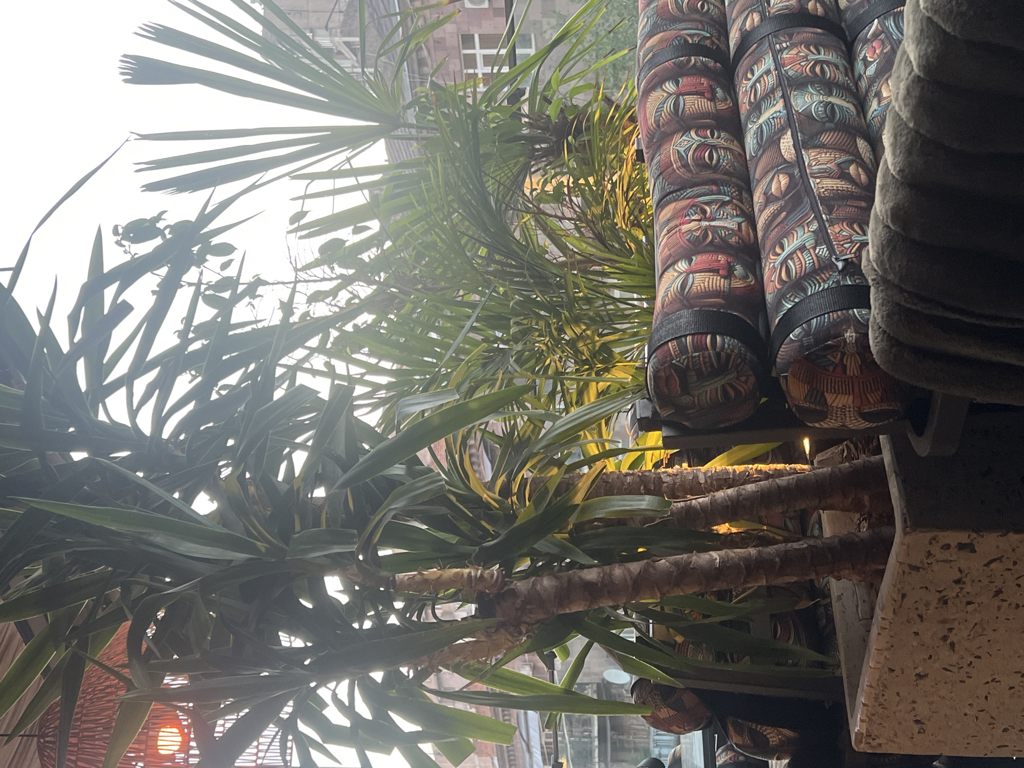 Cafe visit documented through detailed interior observations in Yerevan