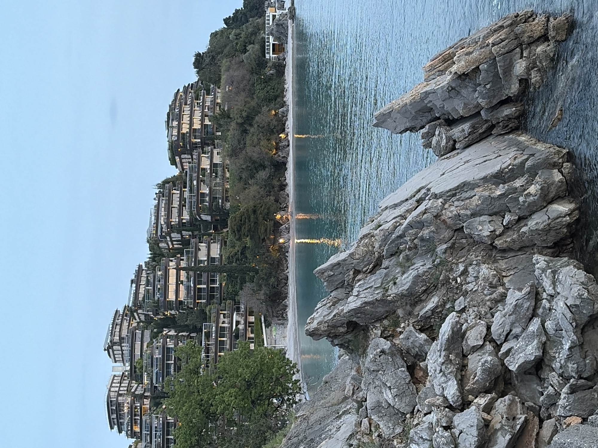 Luxury Dukley Gardens resort complex documented in Budva, Montenegro
