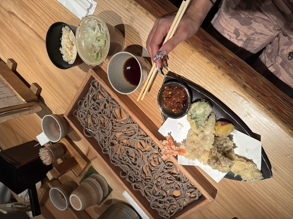 Early morning Japanese dining documented in Shibuya