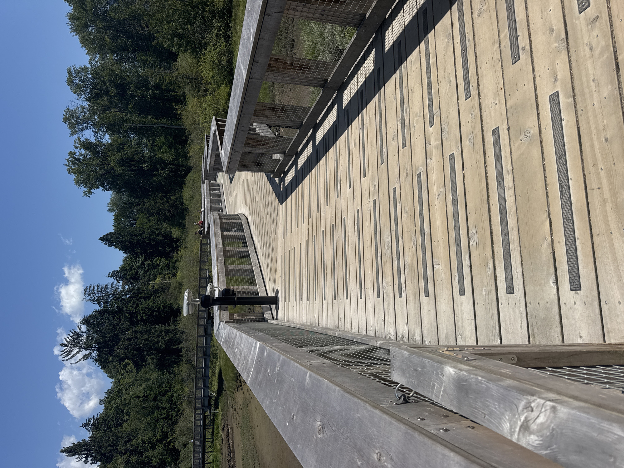Rocky Point Park boardwalks, tidal flats, and Port Moody streets