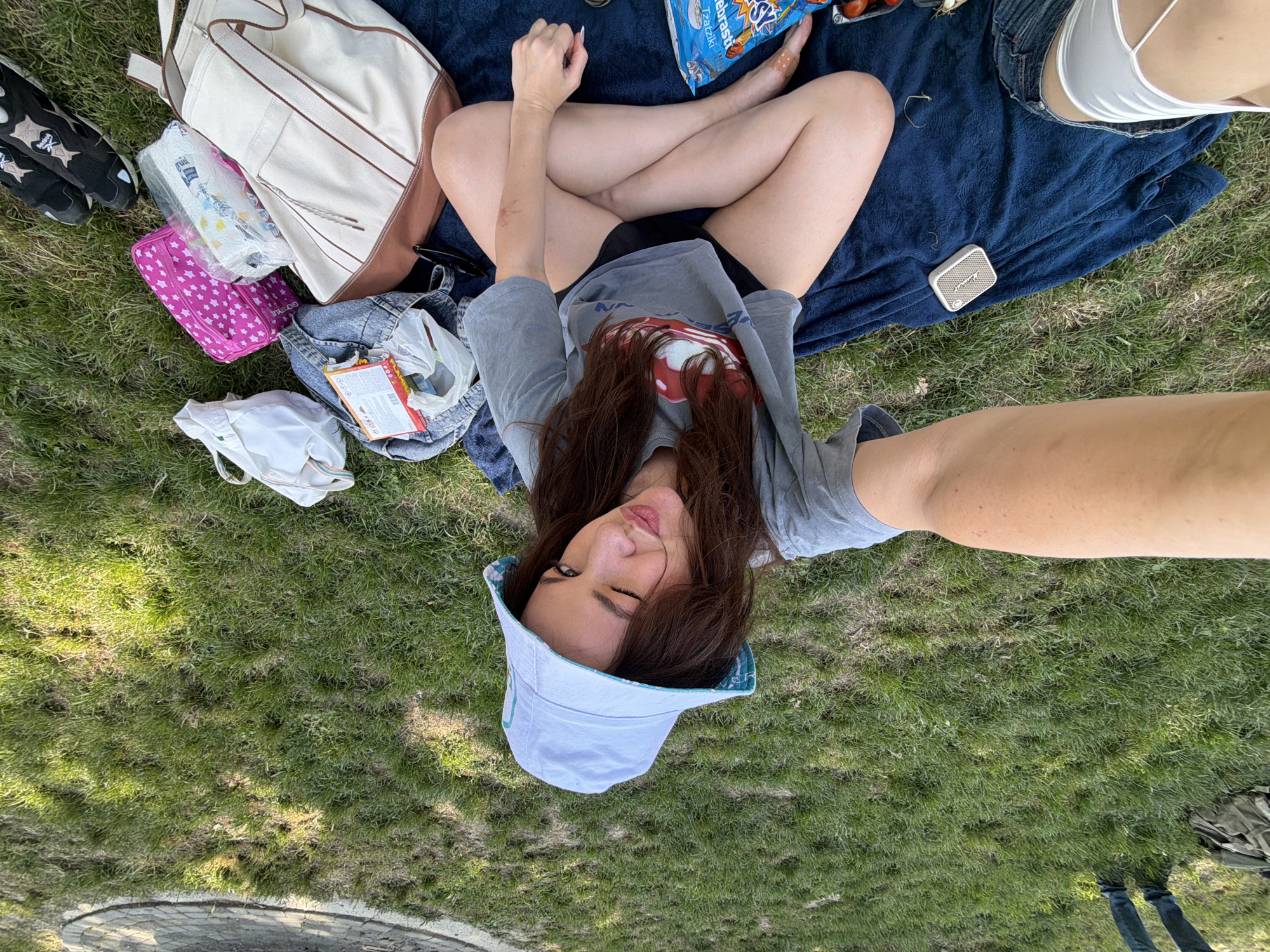 Young adults enjoy Sunday picnic and barbecue in Belgrade park
