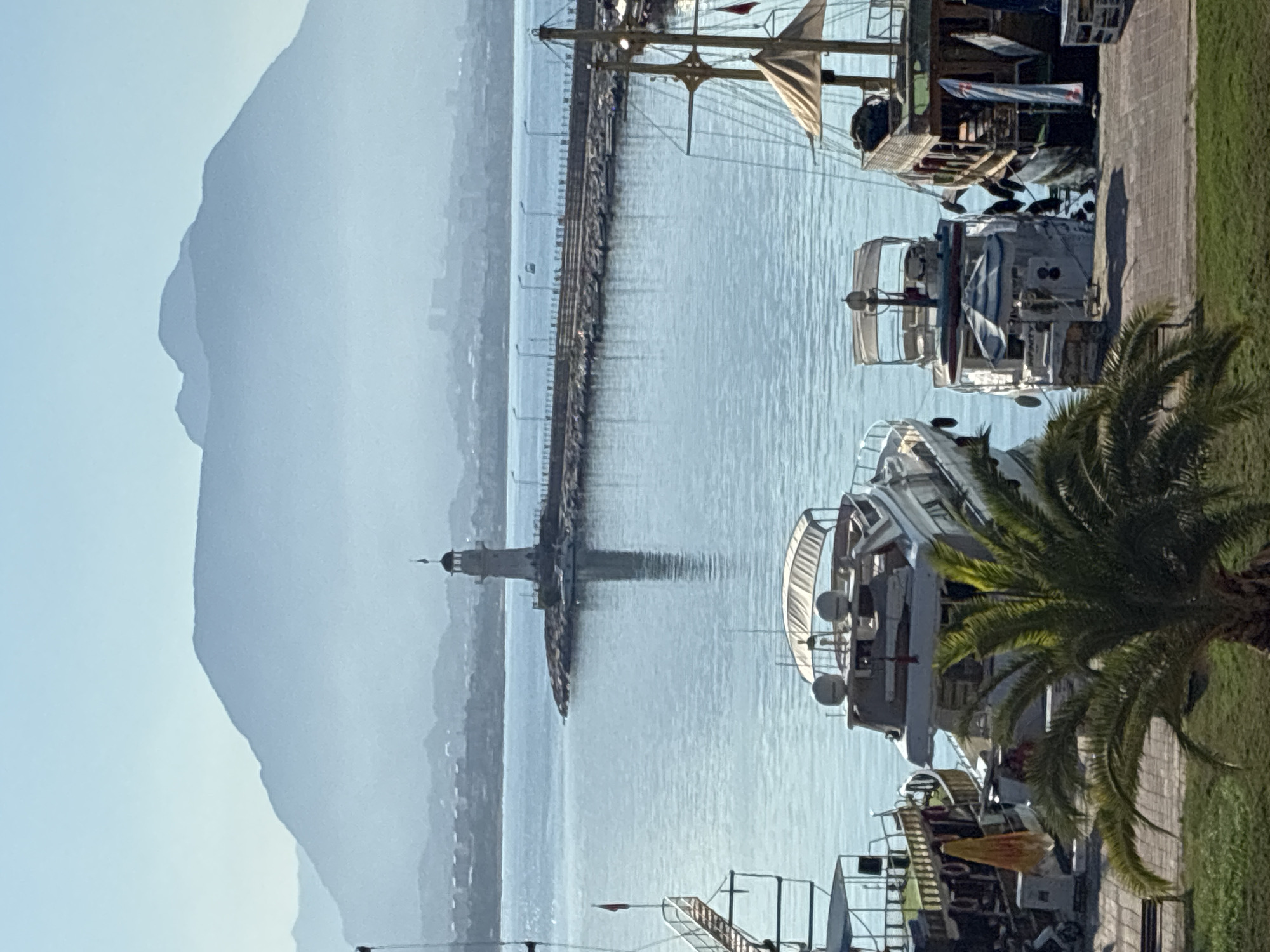 Street-level and harbor scenes from a sunny Alanya morning