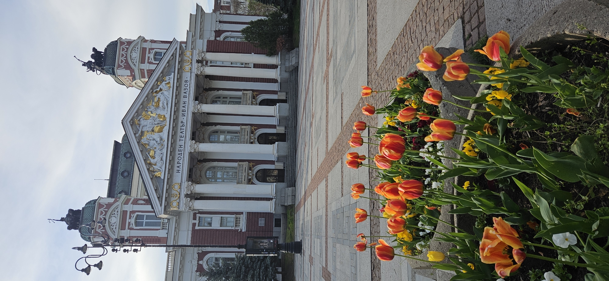 Morning walk through Sofia captures Easter decorations, landmarks