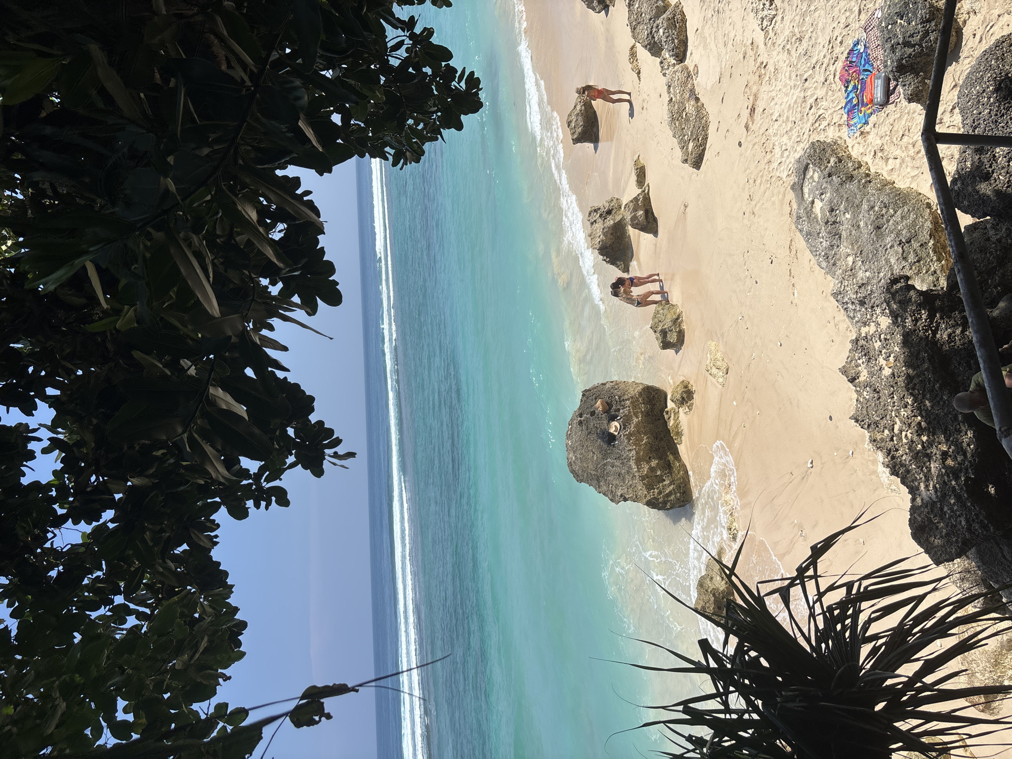 Morning beach scenes documented in Ungasan, Indonesia coastal area