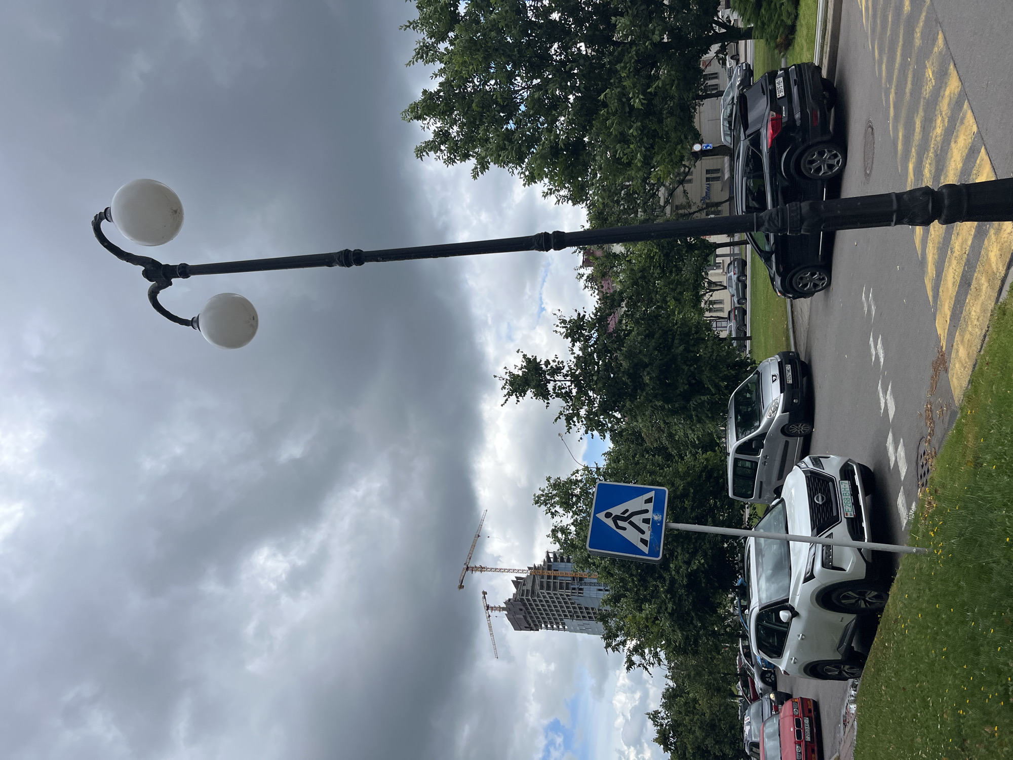 Coffee cups and curiosities on a cloudy Minsk morning