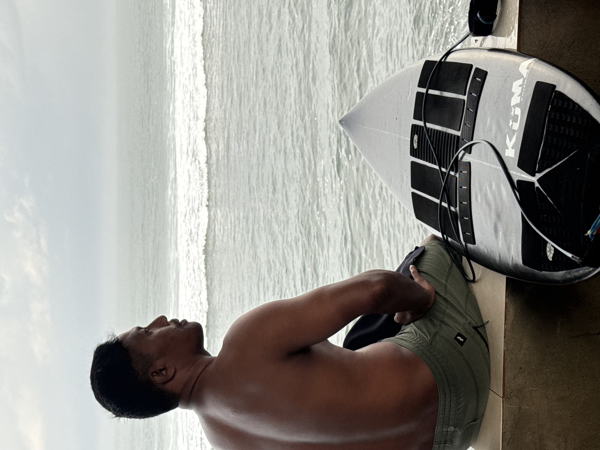 Coastal evening scenes captured by witnesses show beachgoers and surfers