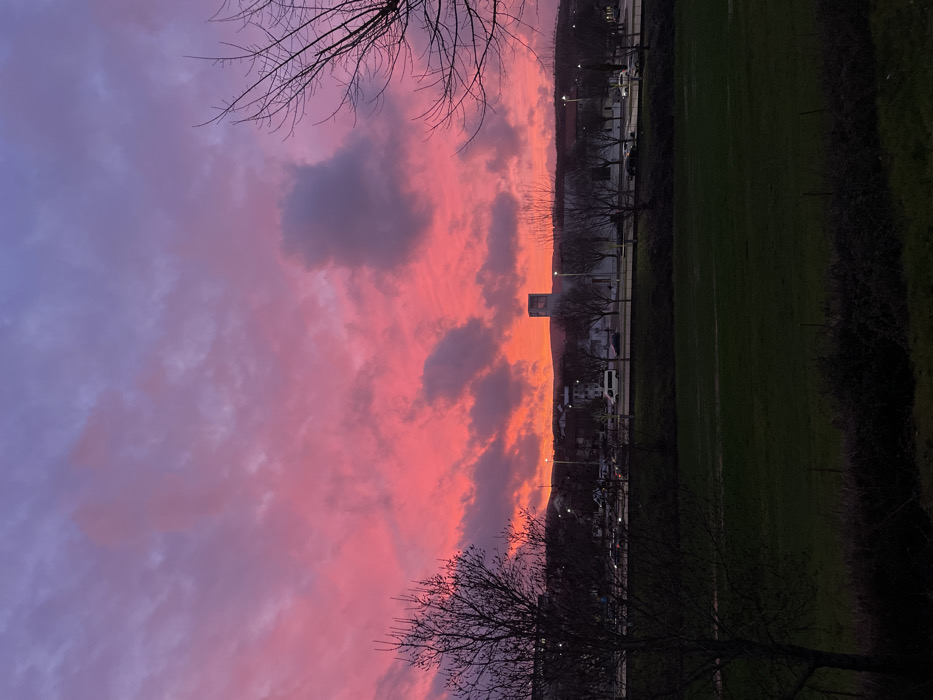 Dramatic sunset documented across Bragança, Portugal over 30 minutes